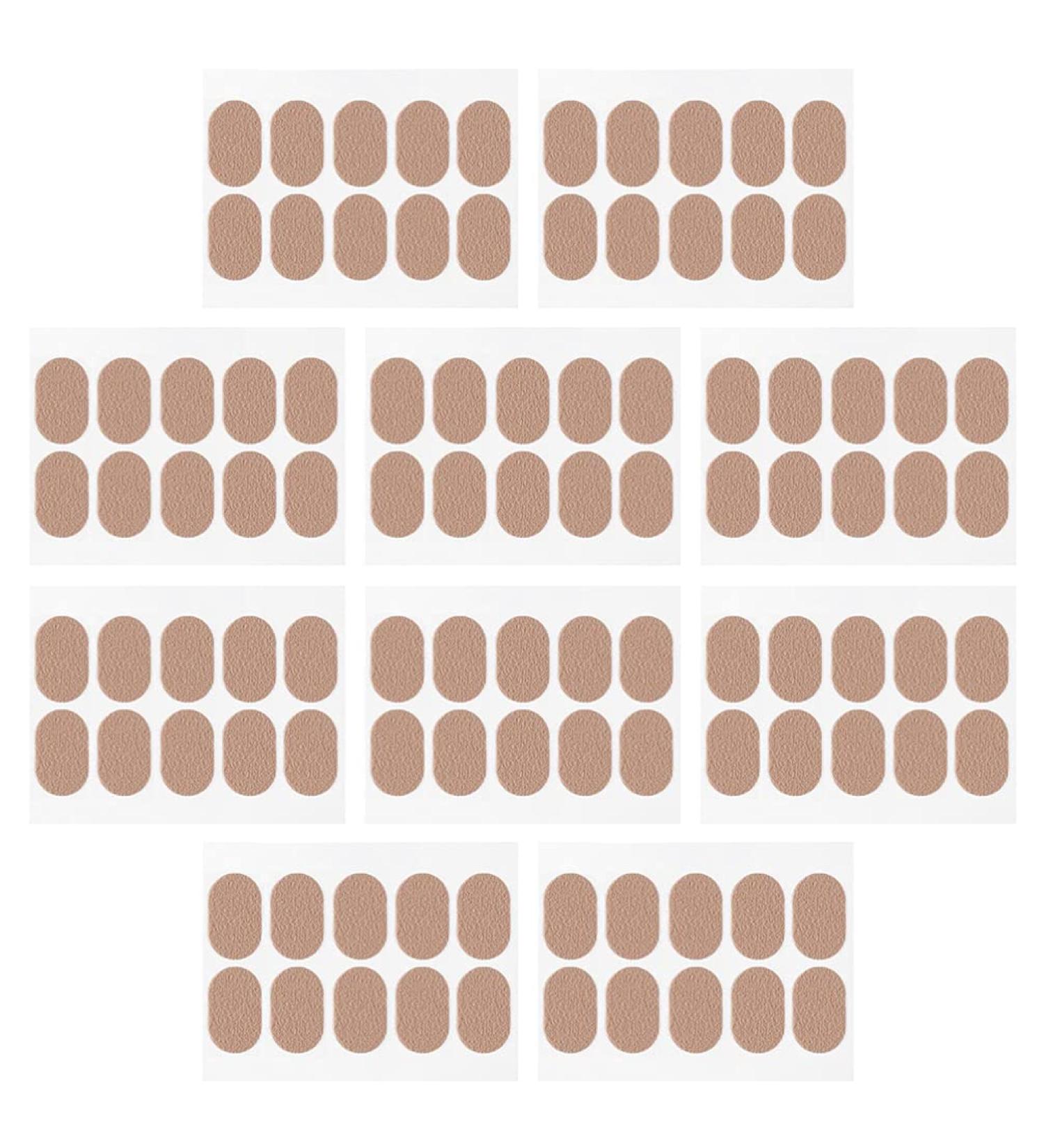 Beaupretty Moleskin Heel and Toe Tape Pads - 10pcs Self-Stick Adhesive Cushions for Foot Pain Relief and Blister Prevention - Buy Online on GoSupps.com