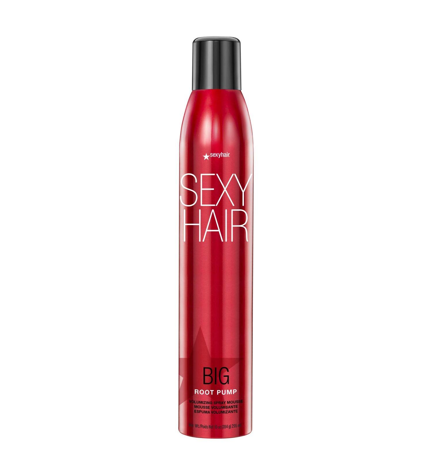 SexyHair Big Root Pump Volumizing Spray Mousse - 10 fl oz | Medium Hold & 72 Hour Humidity Resistance | Volume-Boosting Root Pump - Buy Online on GoSupps.com