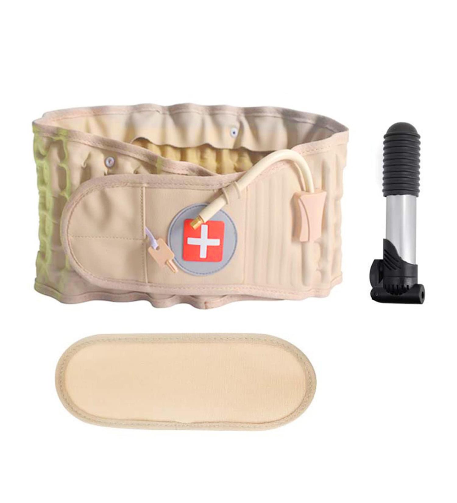 Inflatable Lumbar Belt for Back Support | Anti-Welding Kidney & Decompression Waist Belt for Lower Back Pain Relief - Buy Online on GoSupps.com