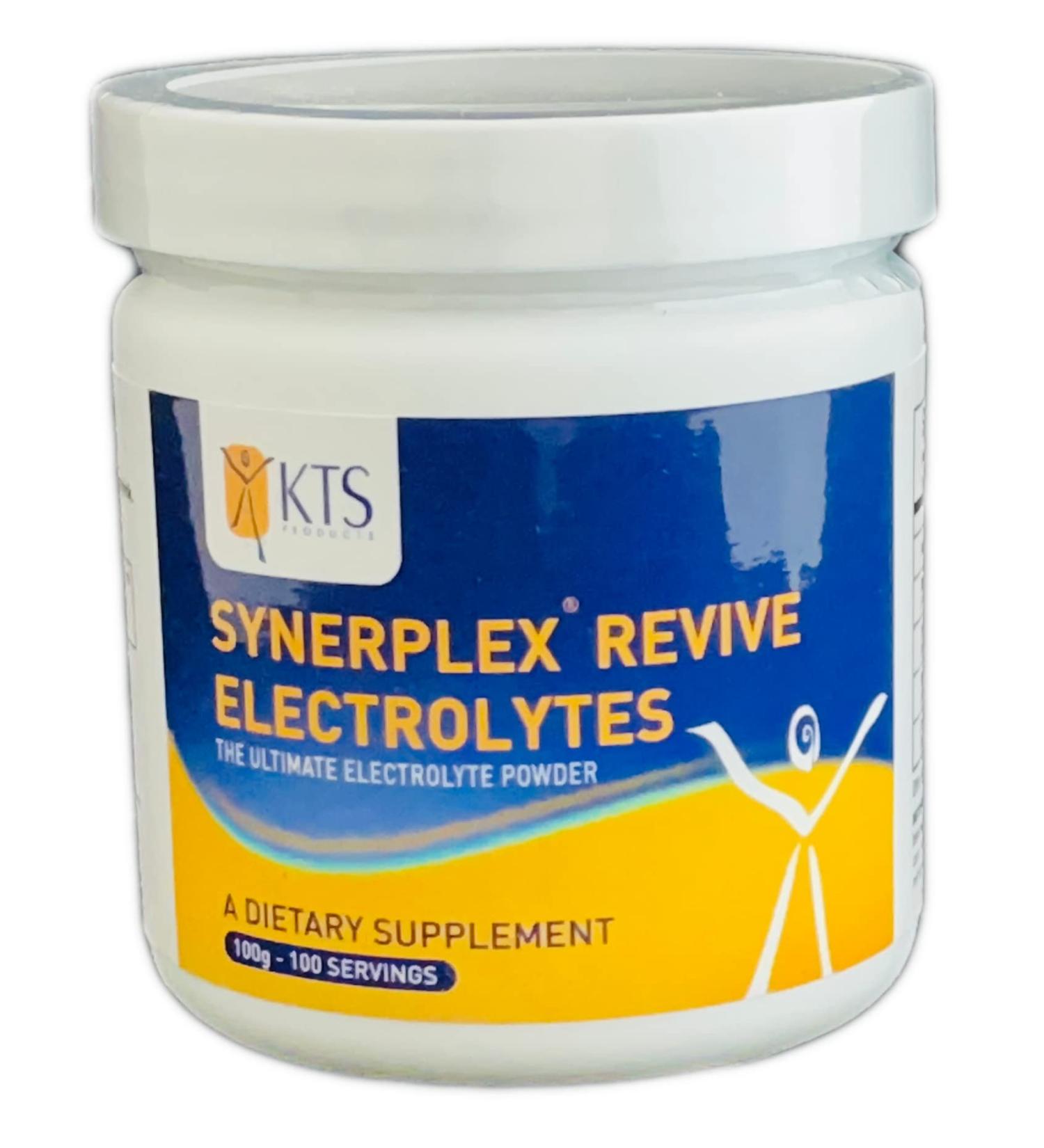 Synerplex Revive Electrolyte Powder: Best Complete Formula for Hydration, Detoxification, and Cramp Reduction - Buy Online on GoSupps.com