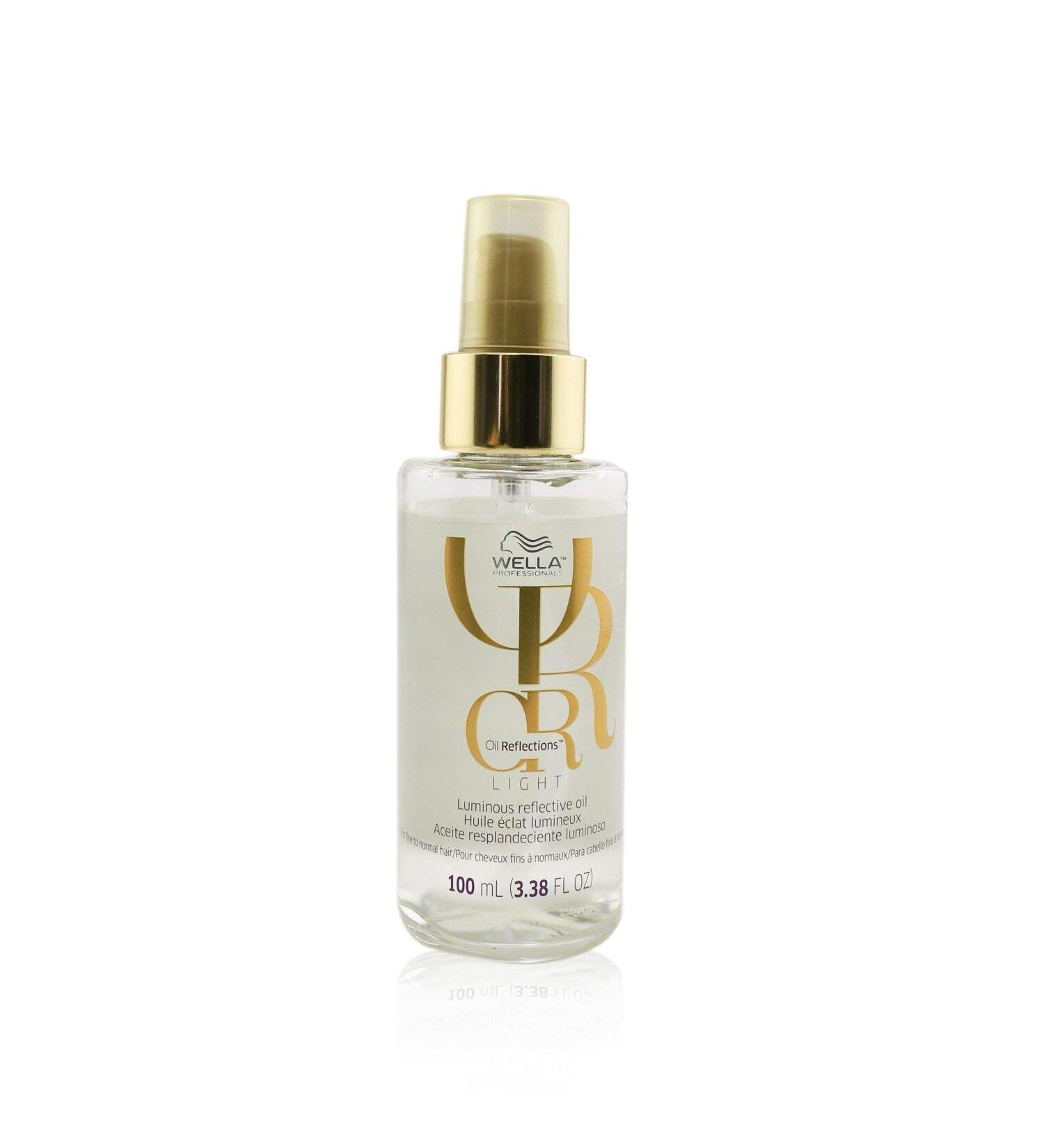 Wella Oil Reflections Light Luminous Reflective Oil 3.38oz - Shine-Enhancing Hair Treatment - Buy Online on GoSupps.com