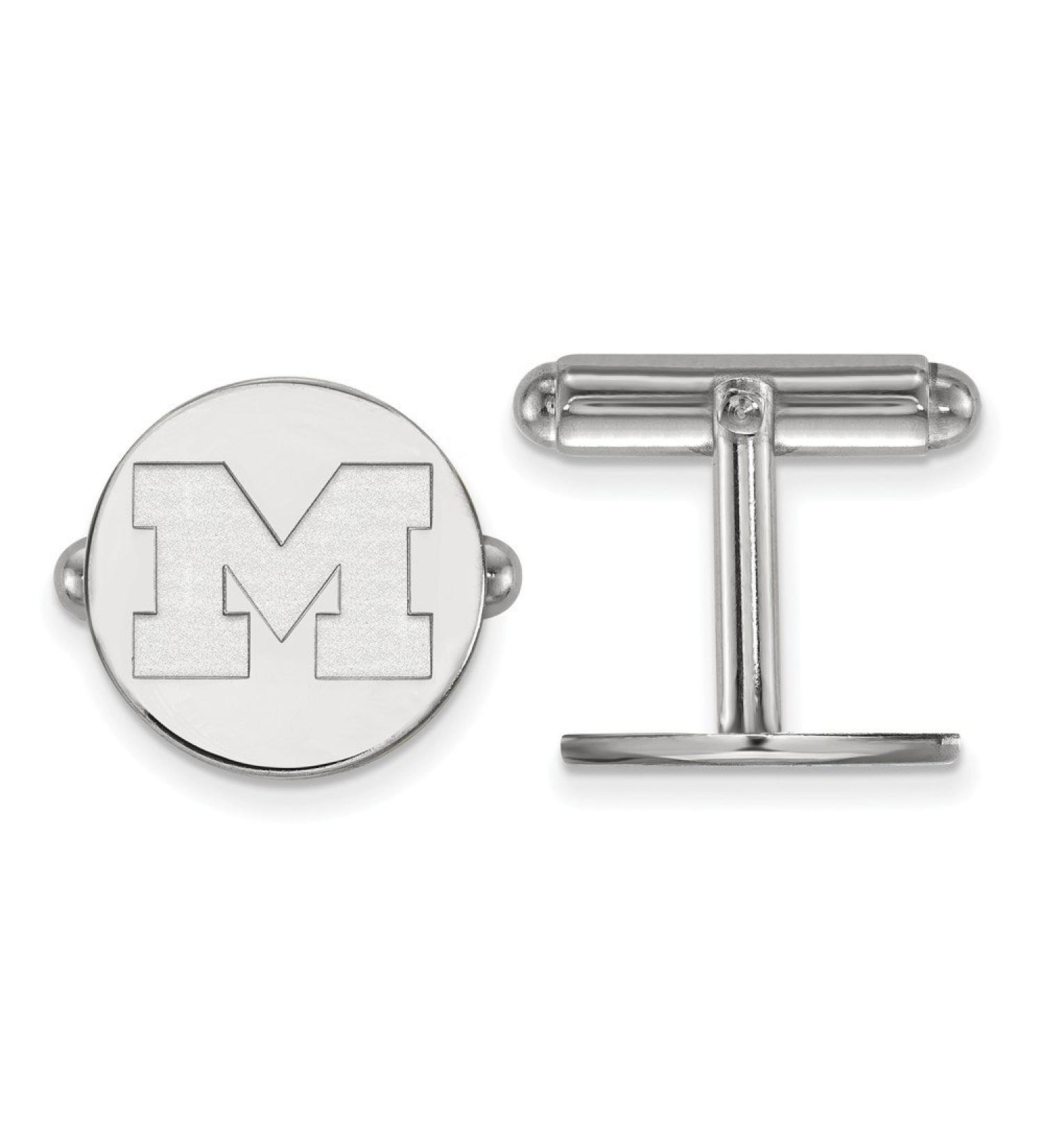Michigan Wolverines Logo Metal Cuff Links - Official NCAA Merchandise - Buy Online on GoSupps.com