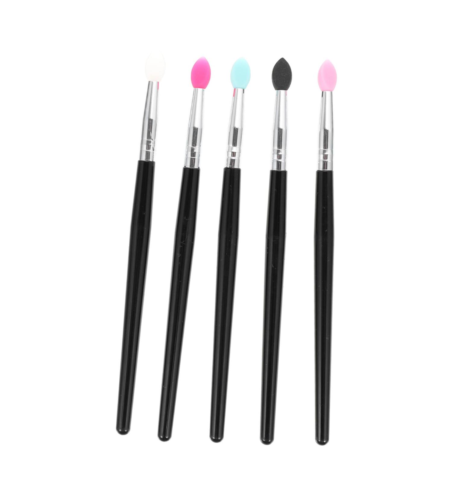 Balacoo 5pcs Silicone Eyeshadow Brush Silicone Makeup Brush Cosmetic Beauty Supply Tool Brush Crease Miss - Buy Online on GoSupps.com