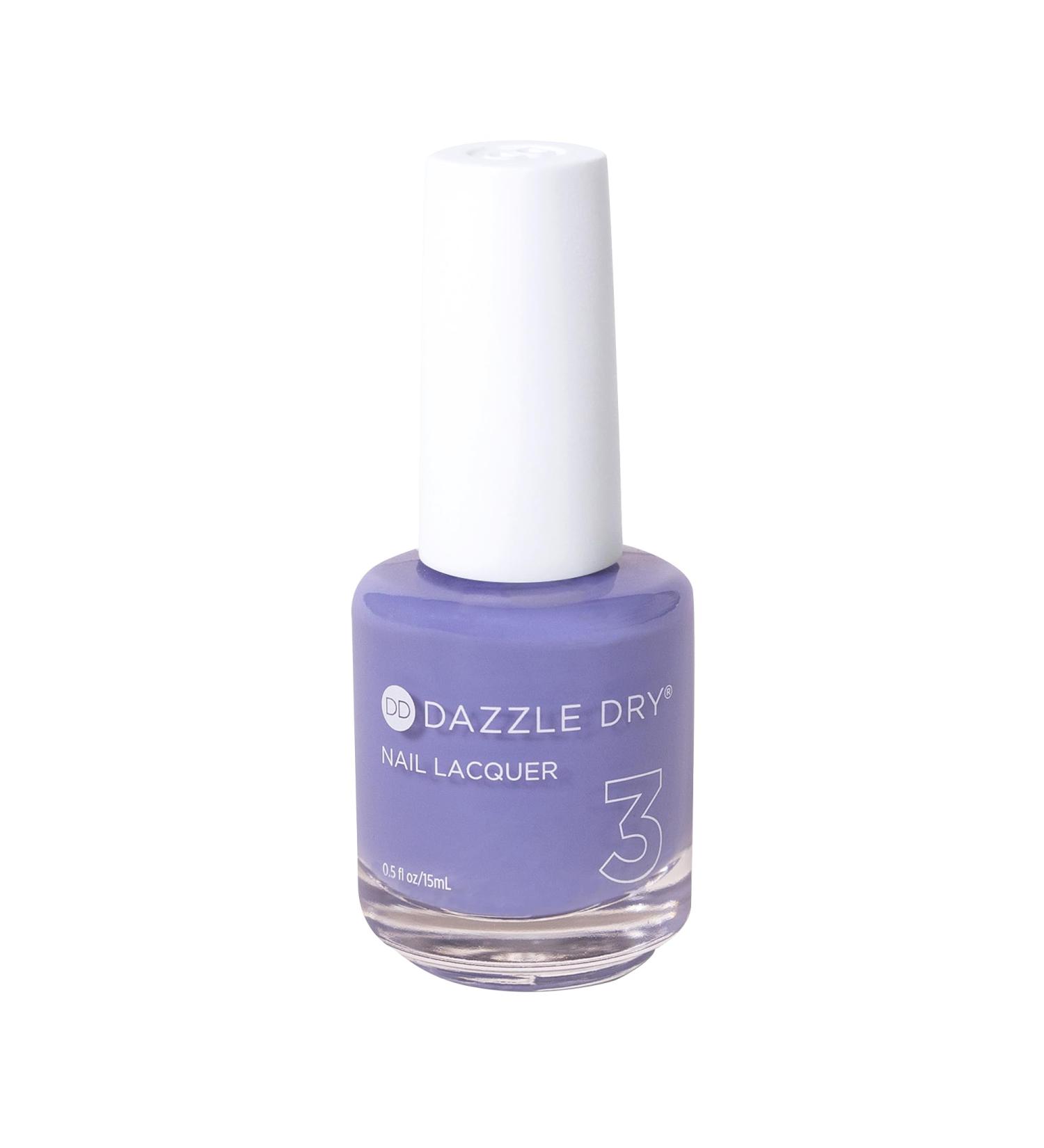 Dazzle Dry Nail Lacquer - Periwinkle Passion (Step 3) | Full Coverage Cream | 0.5 fl oz | International Shipping Available - Buy Online on GoSupps.com
