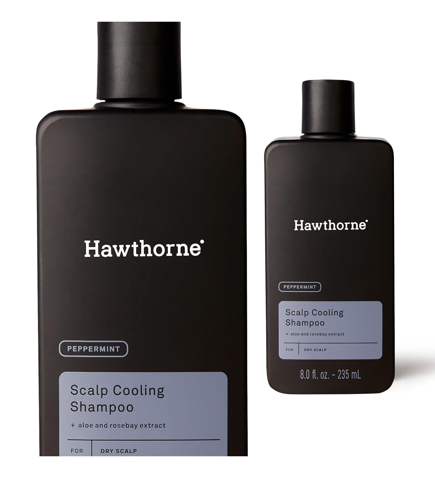 Hawthorne Men's Cooling Shampoo - Soothes Itchy Scalp Fights Dandruff Naturally Sulfate & Paraben-Free - 8 fl. oz - Buy Online on GoSupps.com