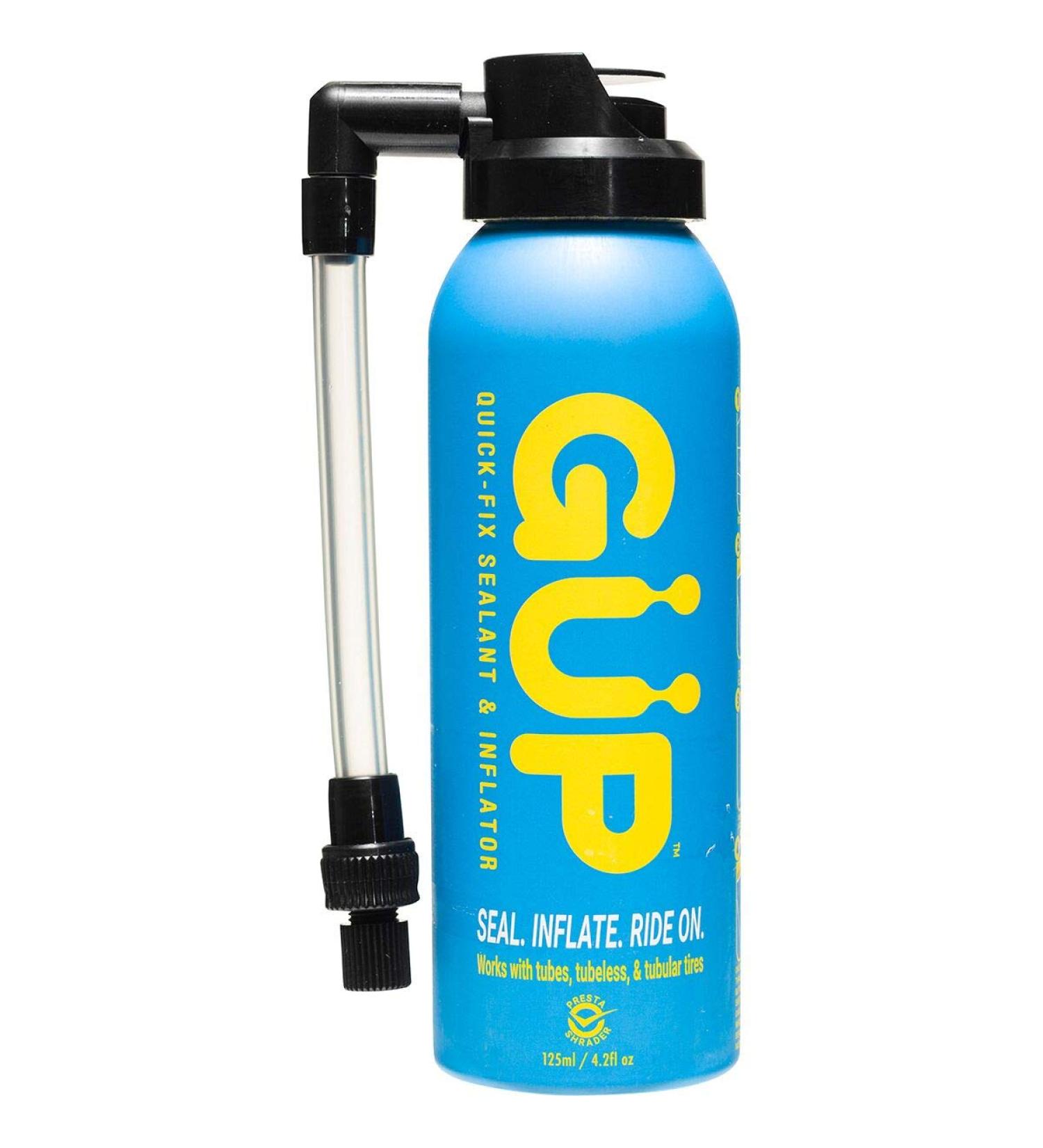 G U P Industries Kwiki Inflator & Sealant Hose Top (Presta/Schrader), 125ml