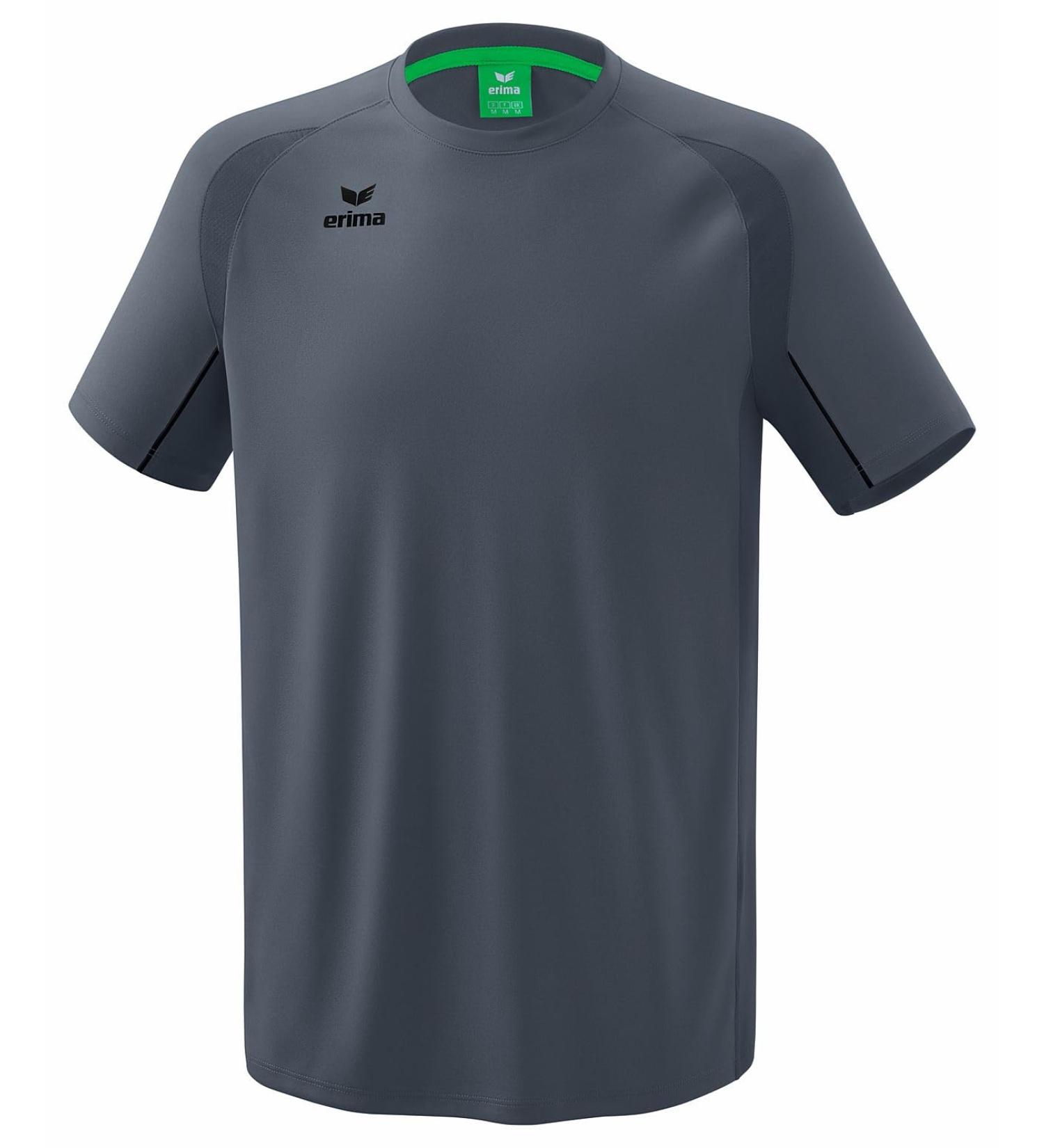 Erima Men's Liga Star Training T-Shirt XL - Slate Grey/Black | Buy Internationally Top Quality Sportswear - Buy Online on GoSupps.com