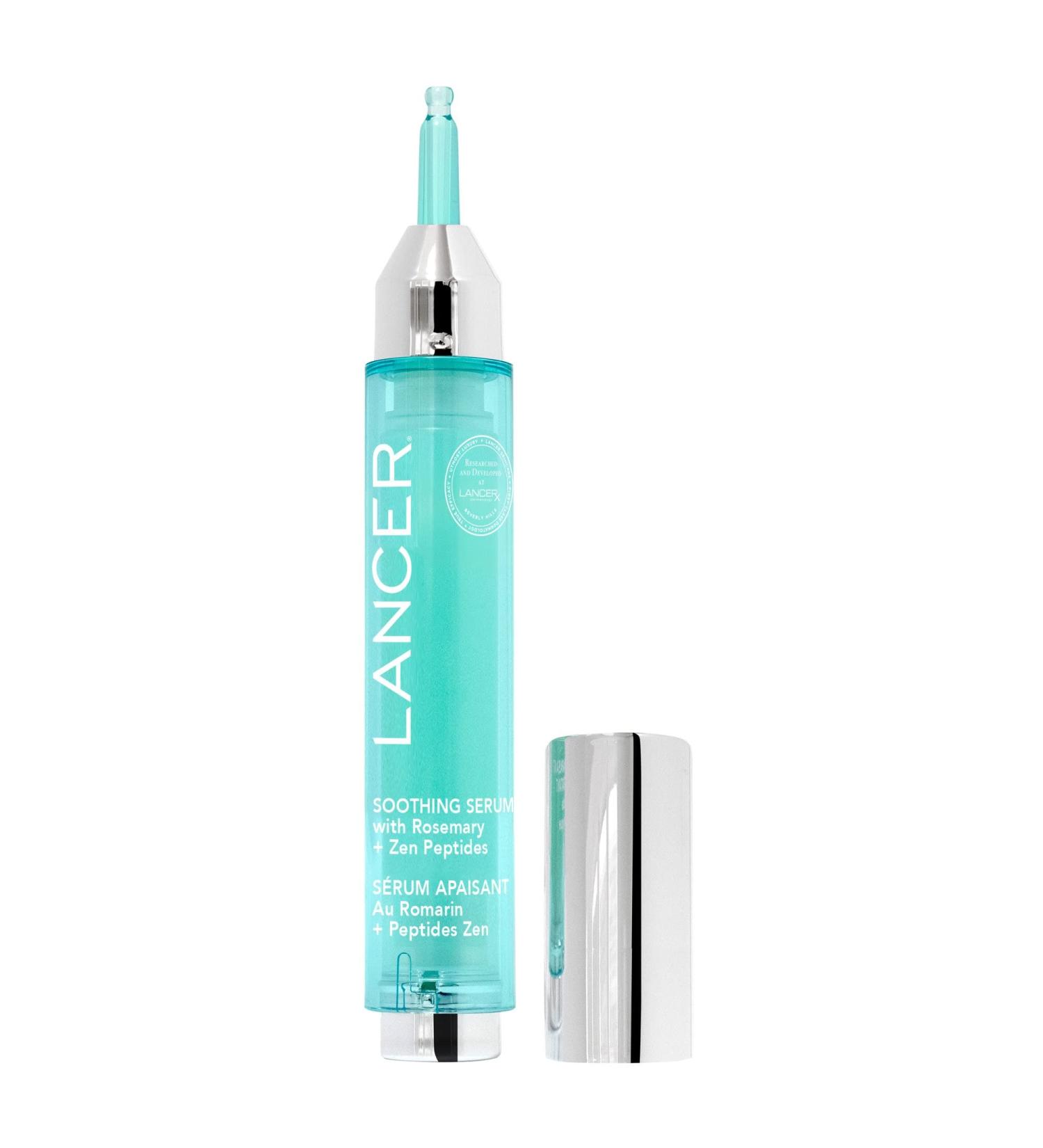 Lancer Skincare Soothing Face Serum Rosemary & Zen Peptides Anti-Aging Hydrating Serum 0.5 Fl Oz Shop Internationally - Buy Online on GoSupps.com
