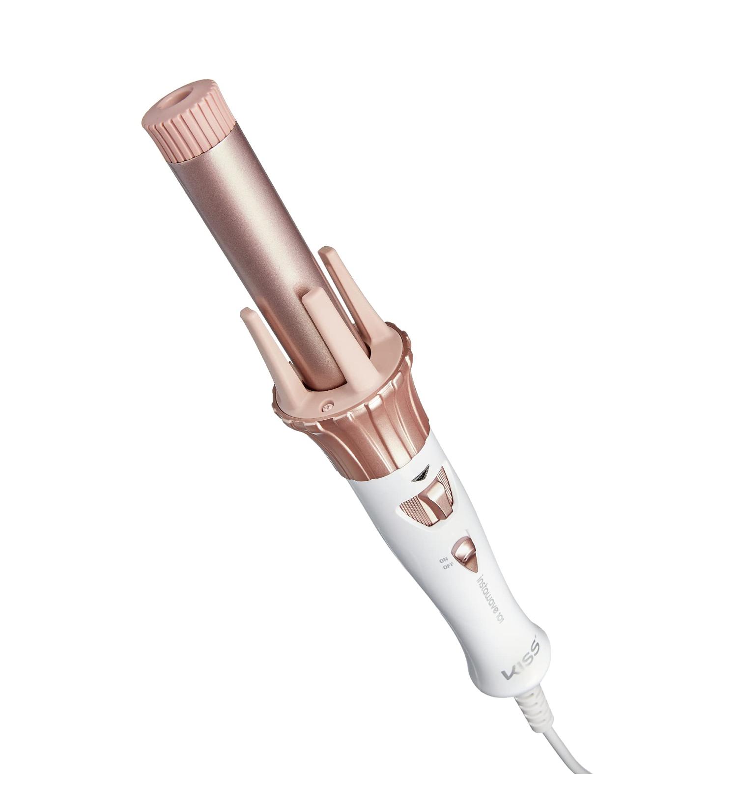 Kiss Instawave 101 Ceramic Automatic Rotating Curling Iron - Tourmaline Infused for Effortless Curls - Buy Online on GoSupps.com