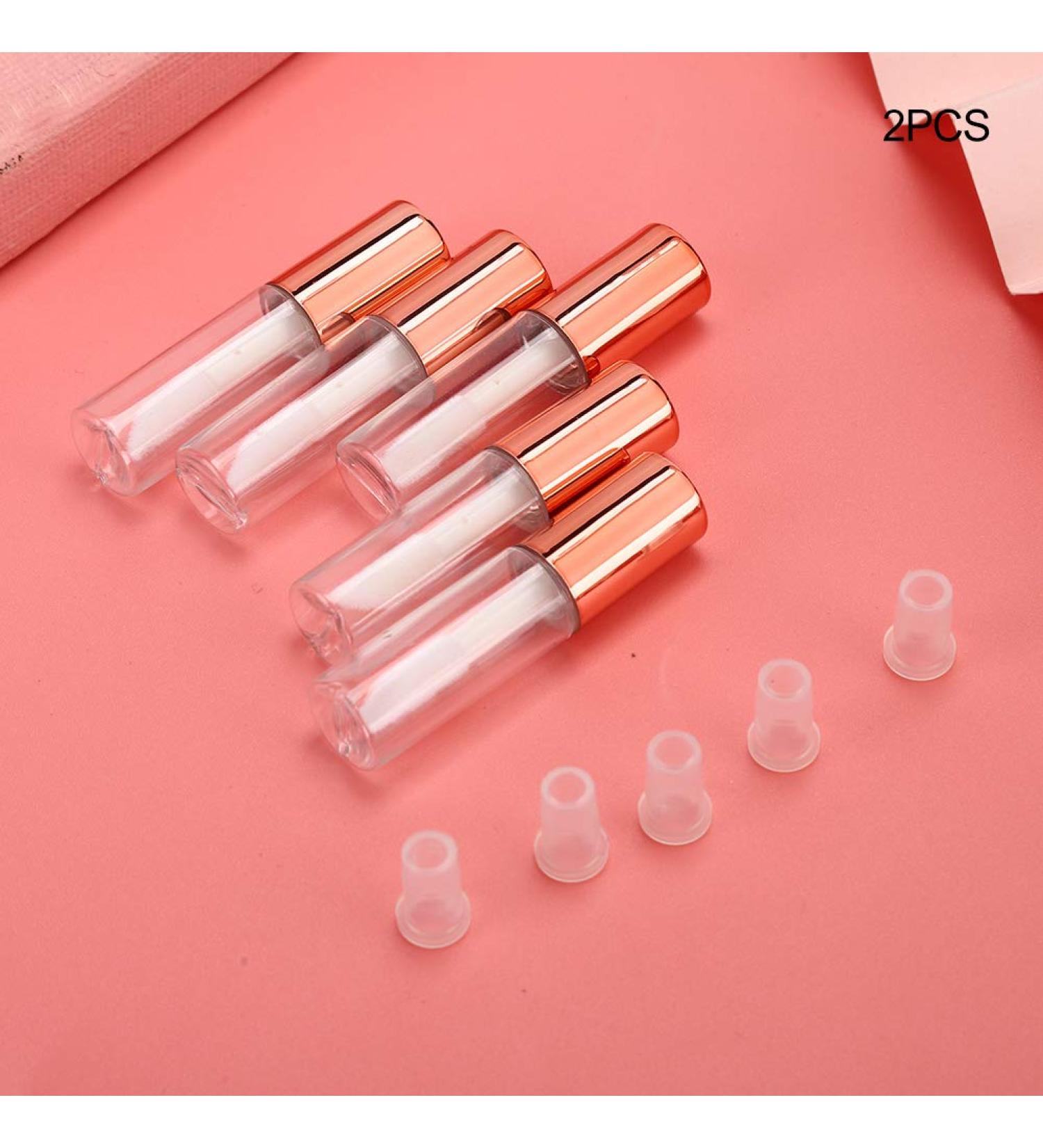 Gatuxe Lip Gloss Tube Rose Gold 10pcs 1ml Lip Gloss Tubes Lip Sample Container for Lip Balm Homemade - Buy Online on GoSupps.com