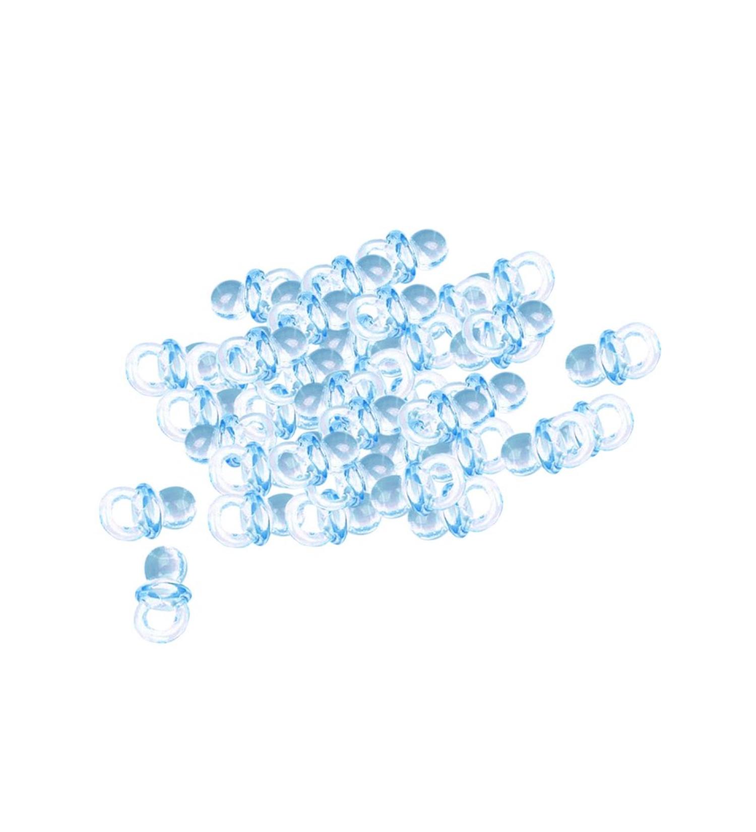 Buy Cutefly 50pcs Mini Blue Baby Shower Pacifiers - Perfect for Parties & Events - One Size - Buy Online on GoSupps.com