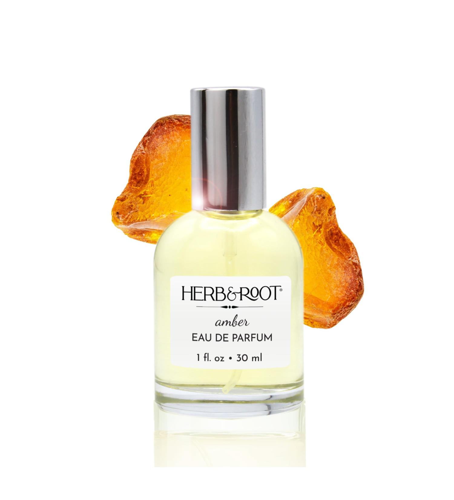 Herb & Root Amber Perfume for Women or Men | Comforting warm sweet resinous | Vegan and Cruelty Free | Made in the USA Amber Eau de Parfum - Buy Online on GoSupps.com