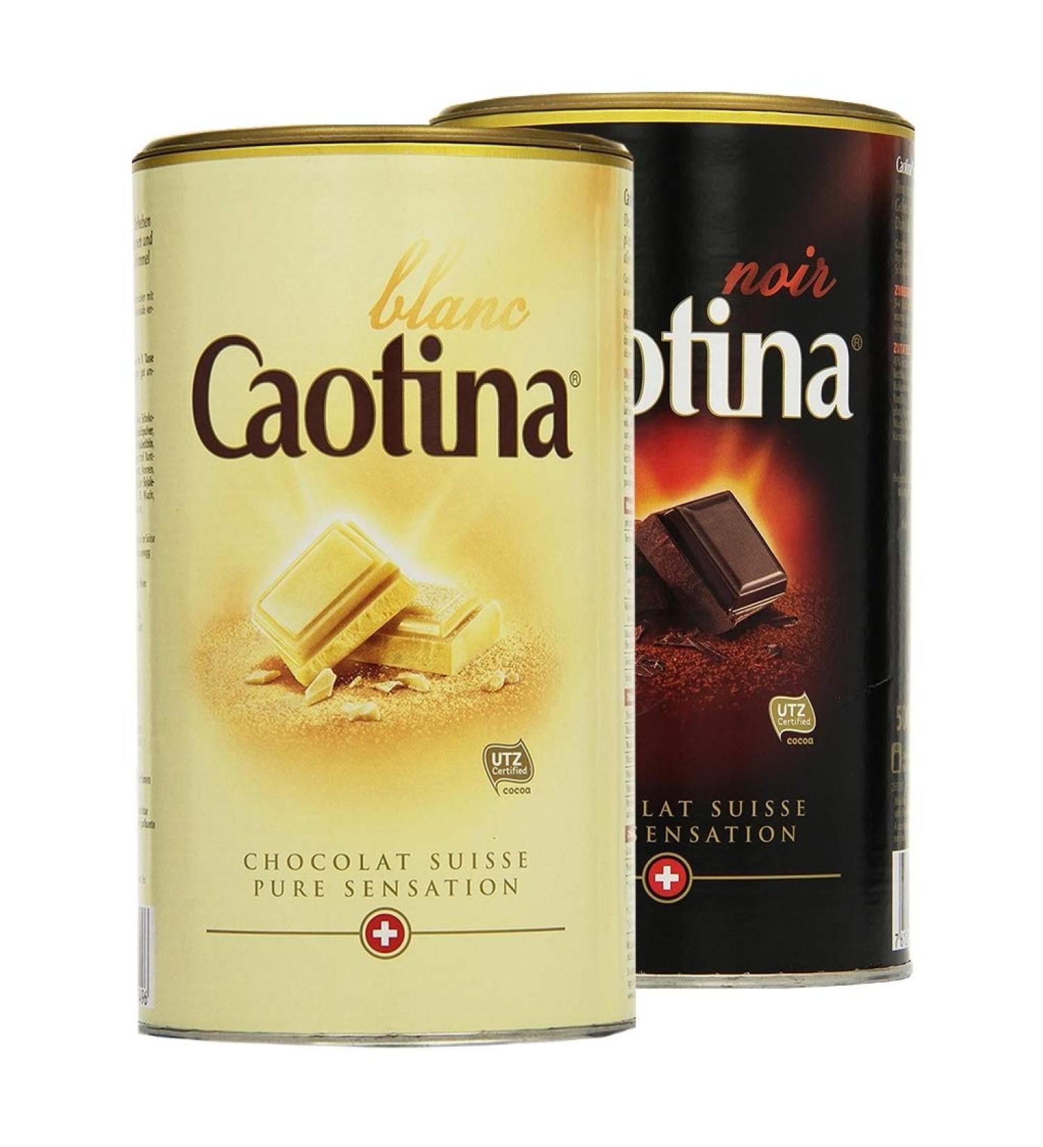  Caotina Caotina White Dark Chocolate Box Set of 2 (2x500g) - Buy Online on GoSupps.com