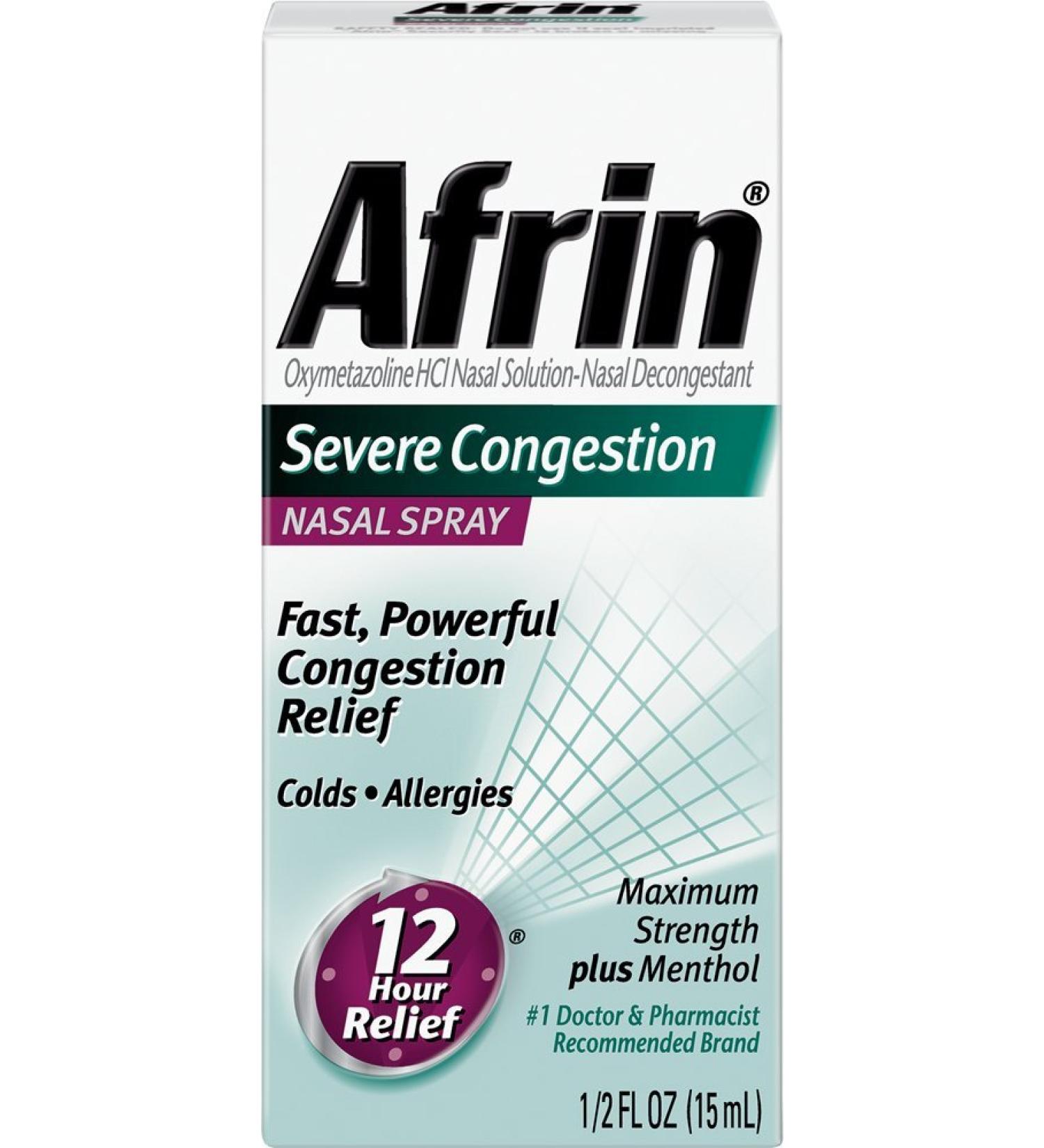 Afrin Severe Congestion Pump 0.5 Oz
