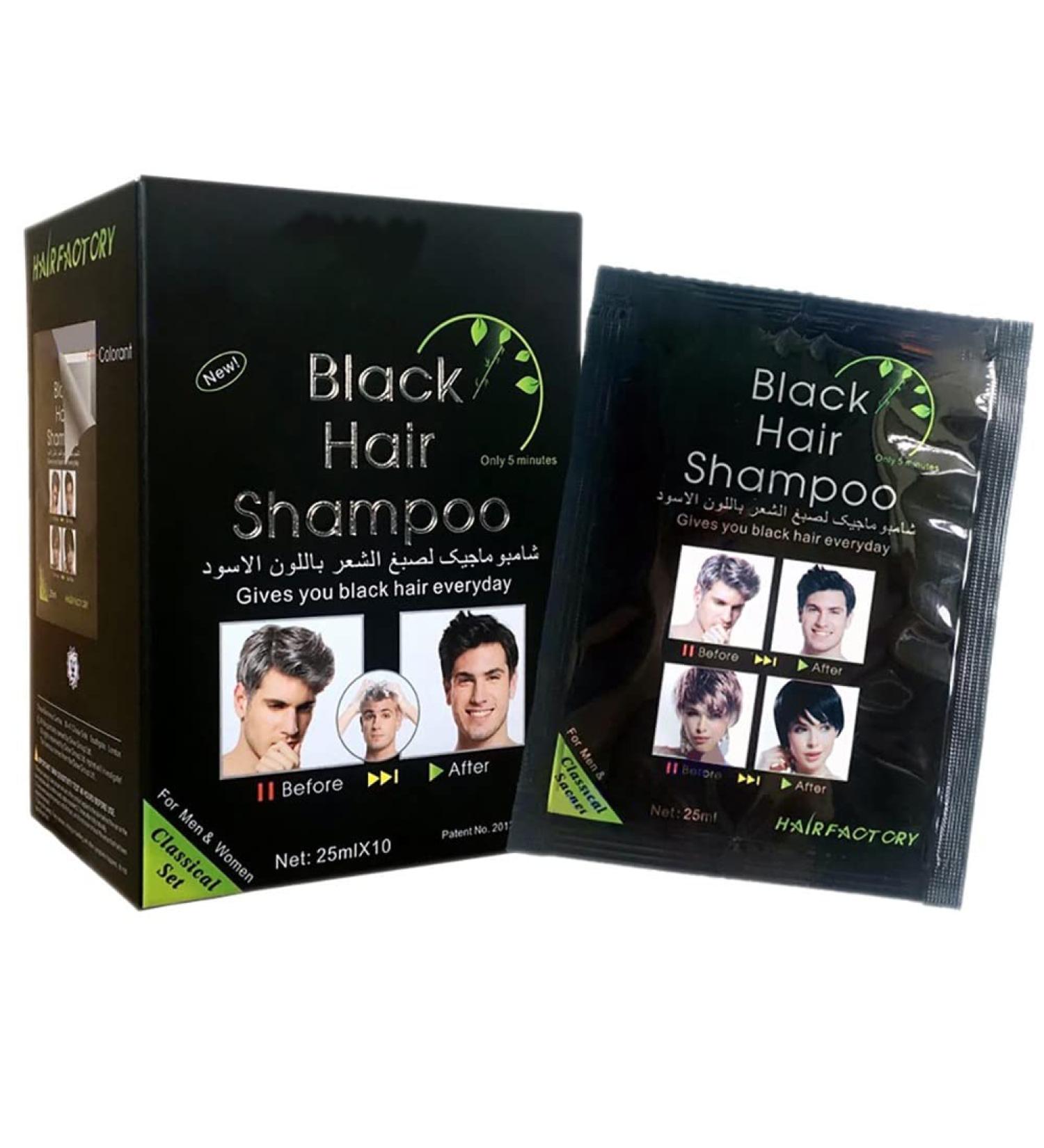 Instant Hair Color Black Dye Shampoo | Lasts 30 Days | Natural Ingredients for Vibrant Hair - Shop Now! - Buy Online on GoSupps.com
