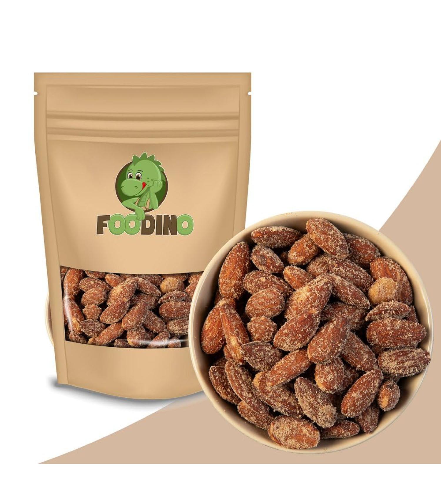 Premium Quality Roasted & Salted Smoke Almonds | 1kg - 5kg | Crispy Whole Kernel with Smoke Aroma | Foodino - Buy Online on GoSupps.com