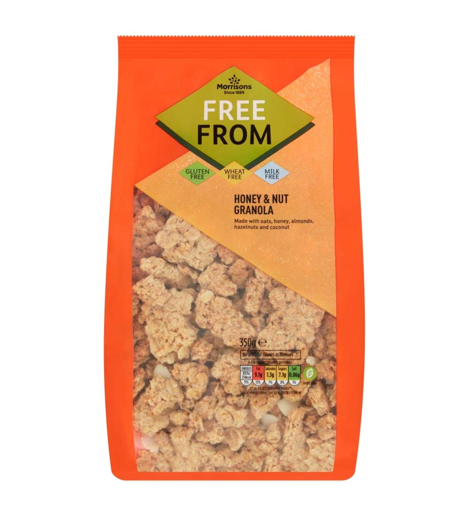 Morrisons Free from Honey Nut Granola 350 g x 3
