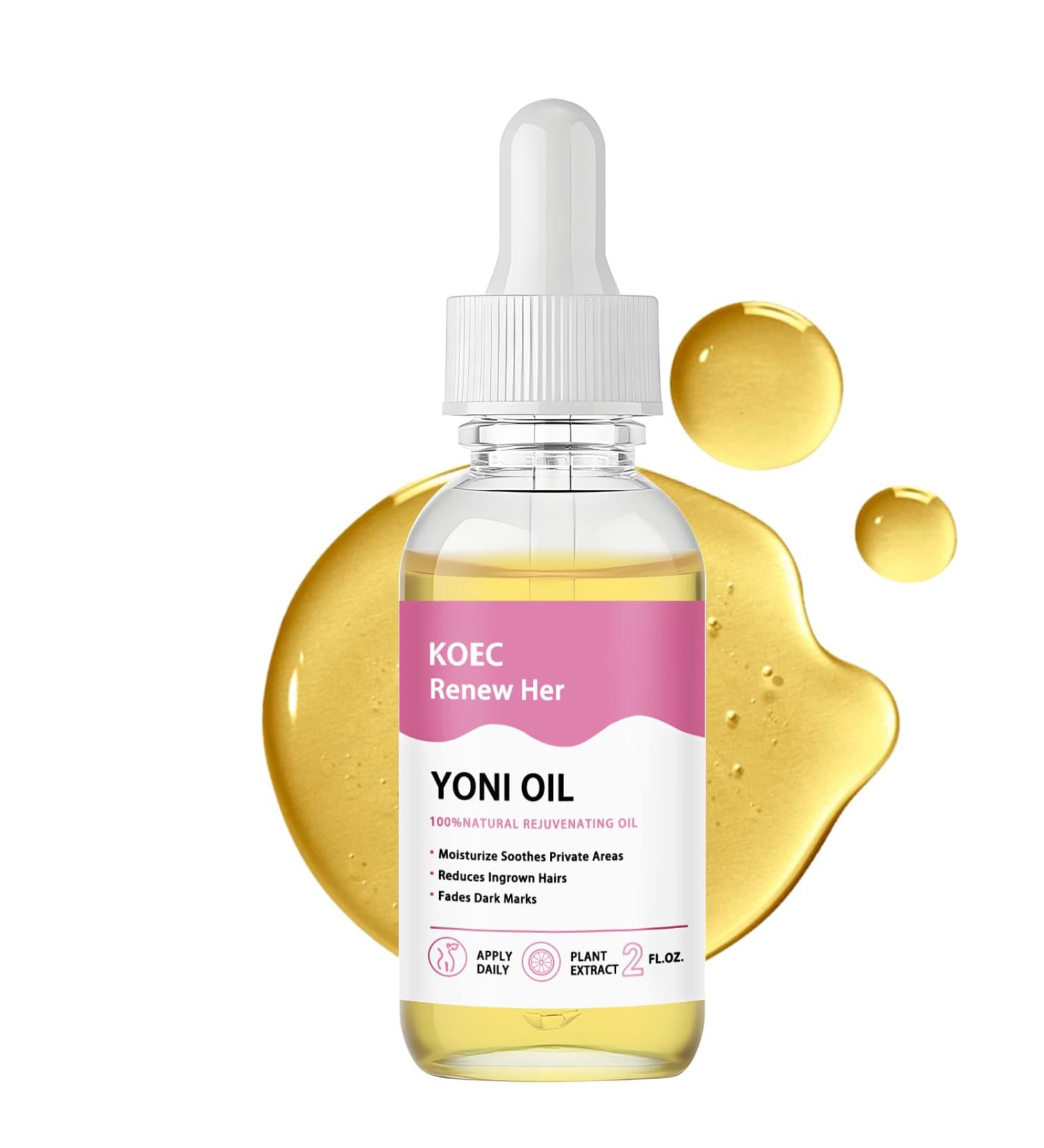 XUHUIT Natural Skin Revitalizing Yoni Oil for Women - Fades Dark Spots Prevents Ingrown Hairs Brightens Skin with Nourishing Moisture (1) - Buy Online on GoSupps.com