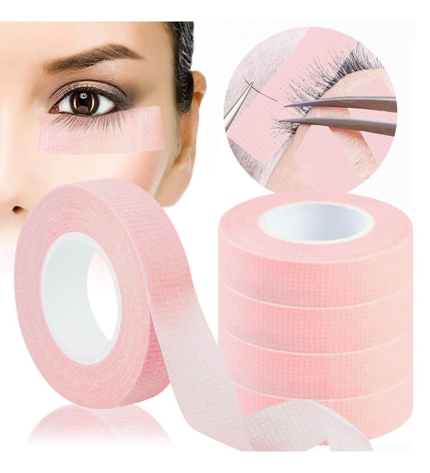 Buy Kalolary Pink Eyelash Tape - 5 Rolls Eyelash Extension Isolation Adhesive (0.5 inch x 10 yards) - Best Tools for Lash Extensions - Buy Online on GoSupps.com
