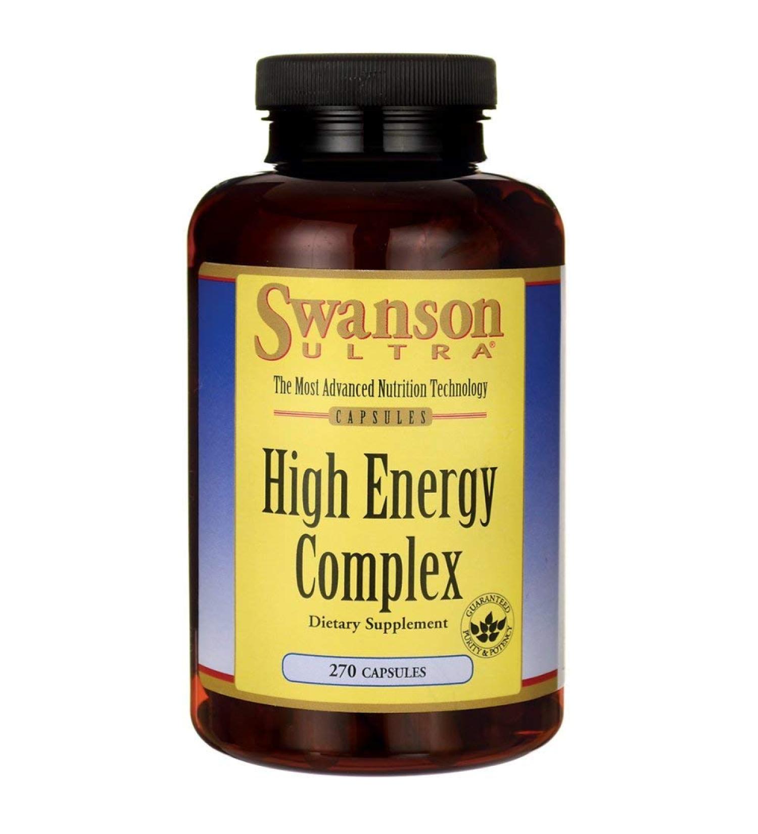 Swanson High Energy Complex 270 Capsules 1