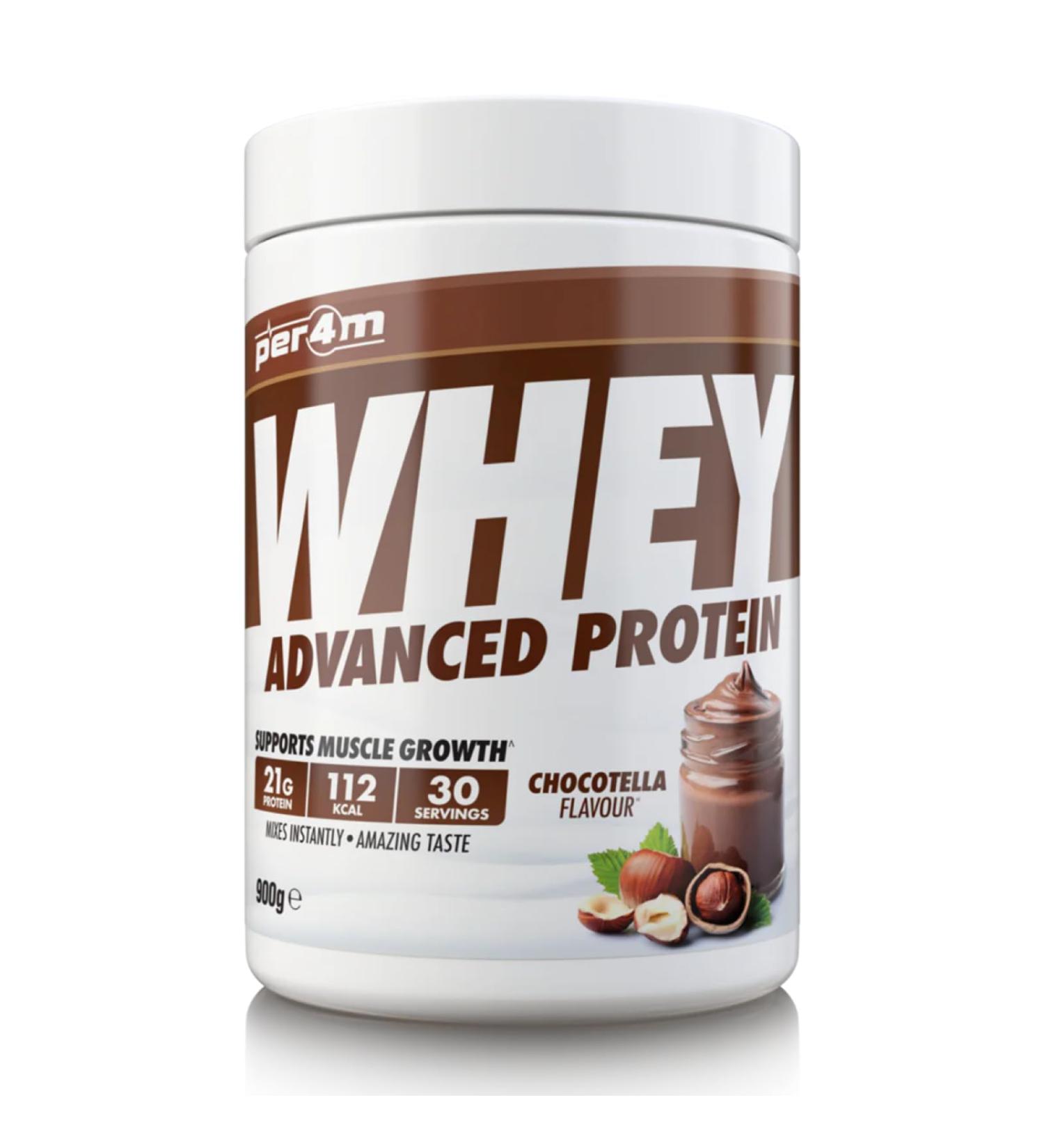 Per4m Whey Advanced 900g (Chocotella). - Buy Online on GoSupps.com