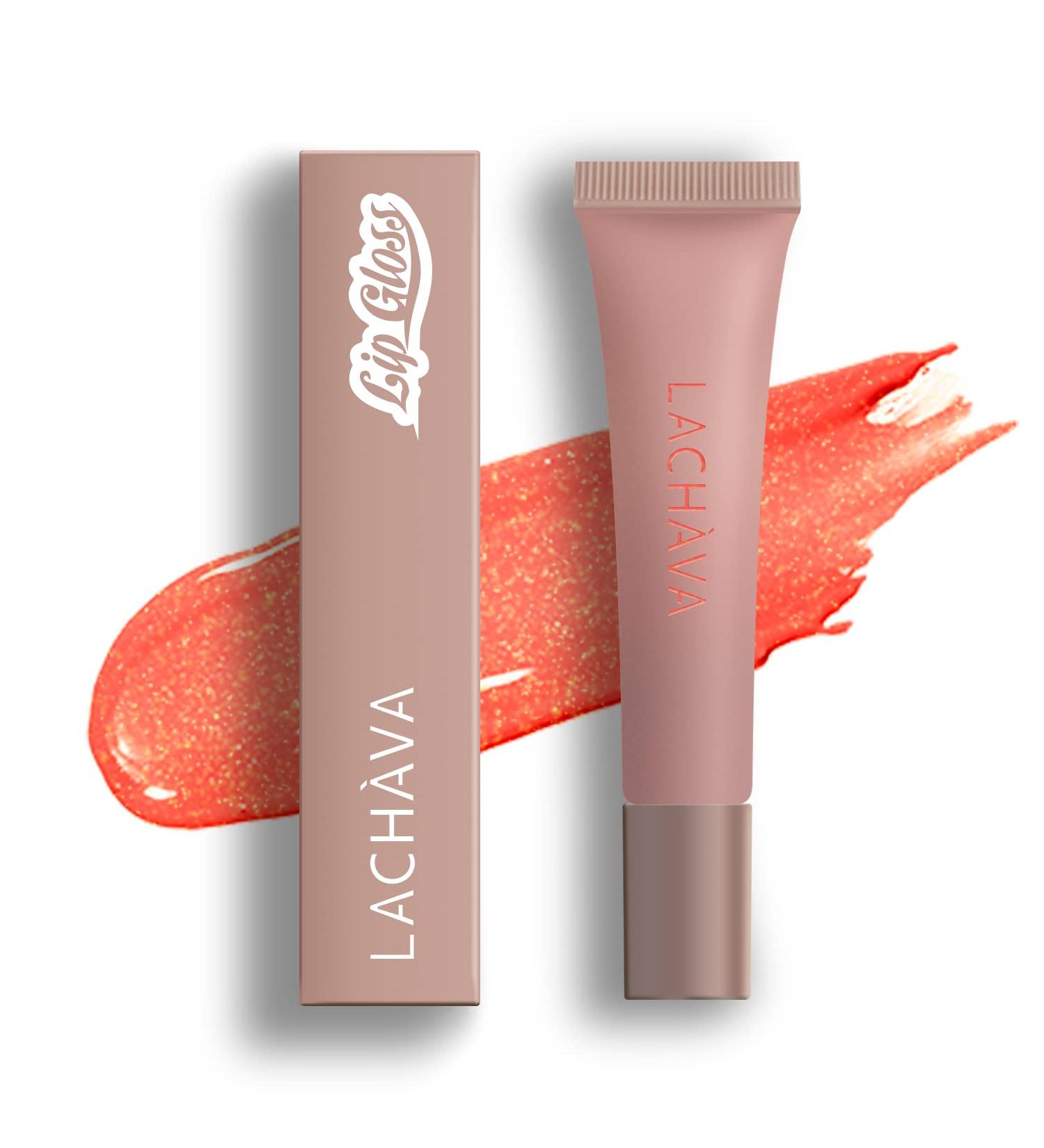 Moisturizing Lip Oil - Tinted Coral Orange Lip Care for Plumper Hydrated Lips | International Shipping Available - Buy Online on GoSupps.com