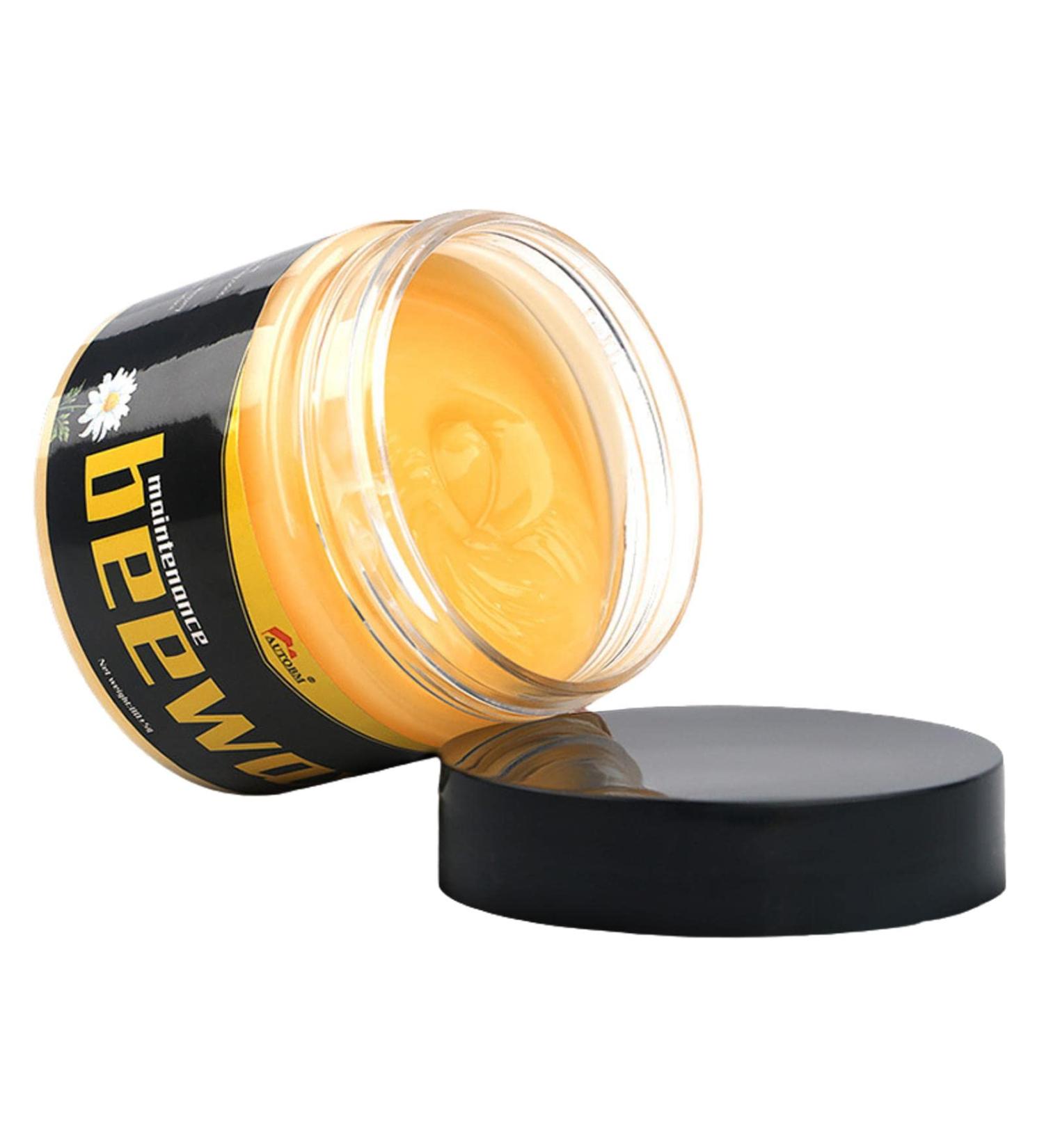 Beeswax Furniture Polish & Conditioner - Wood Care Wax Furniture Polish Wax for Wood Furniture Care to Protect and Care 80g - Buy Online on GoSupps.com
