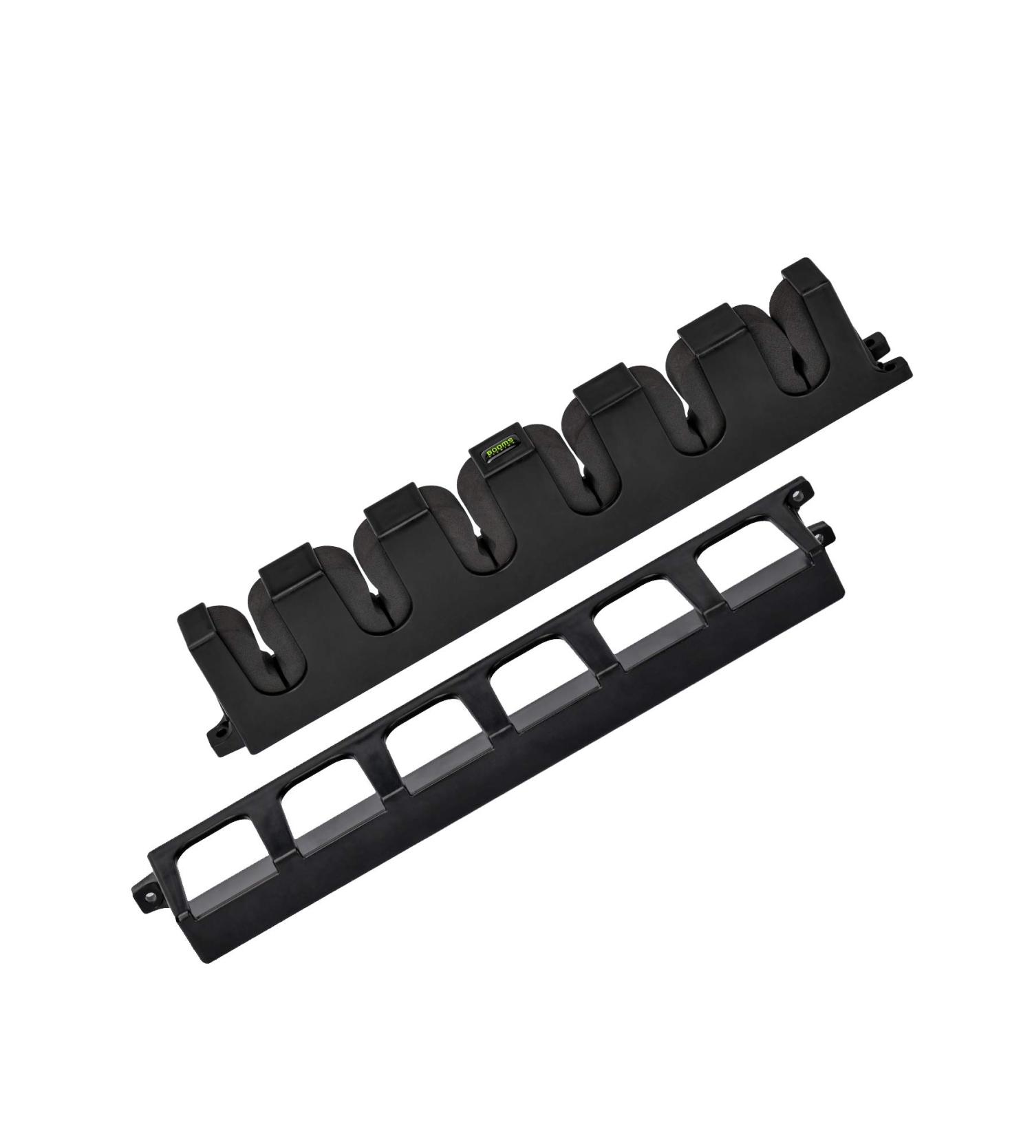 Booms Fishing WV2 Wall Mount Fishing Pole Holder - Vertical Rod Rack for Garage - Compact Design (Black_13.6) - Buy Online on GoSupps.com