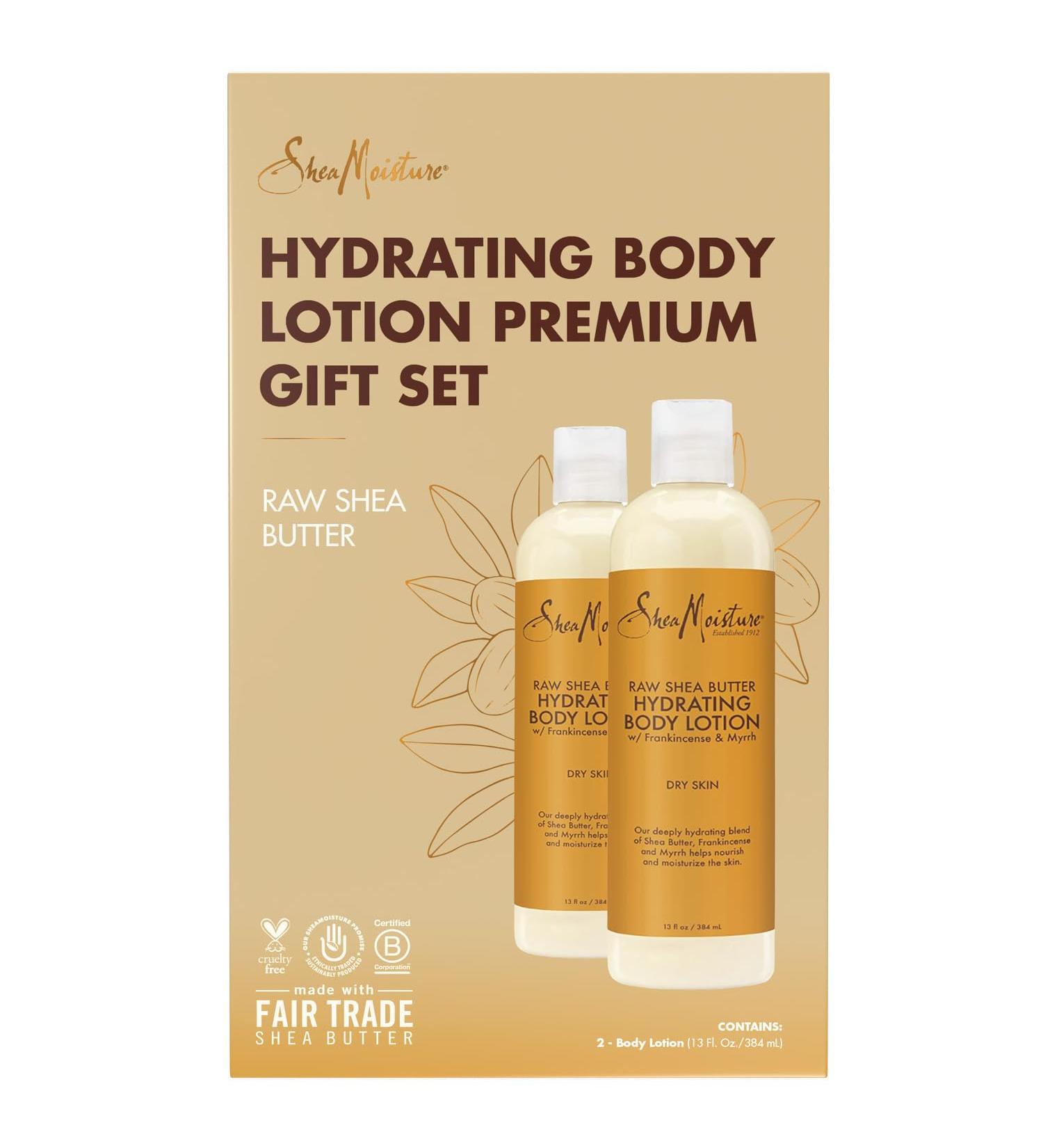 Shea Moisture Lotion with Raw Shea Butter & Frankincense - 13 Fl Oz (Pack of 2) | Dry Skin Relief Body Lotion - Buy Online on GoSupps.com