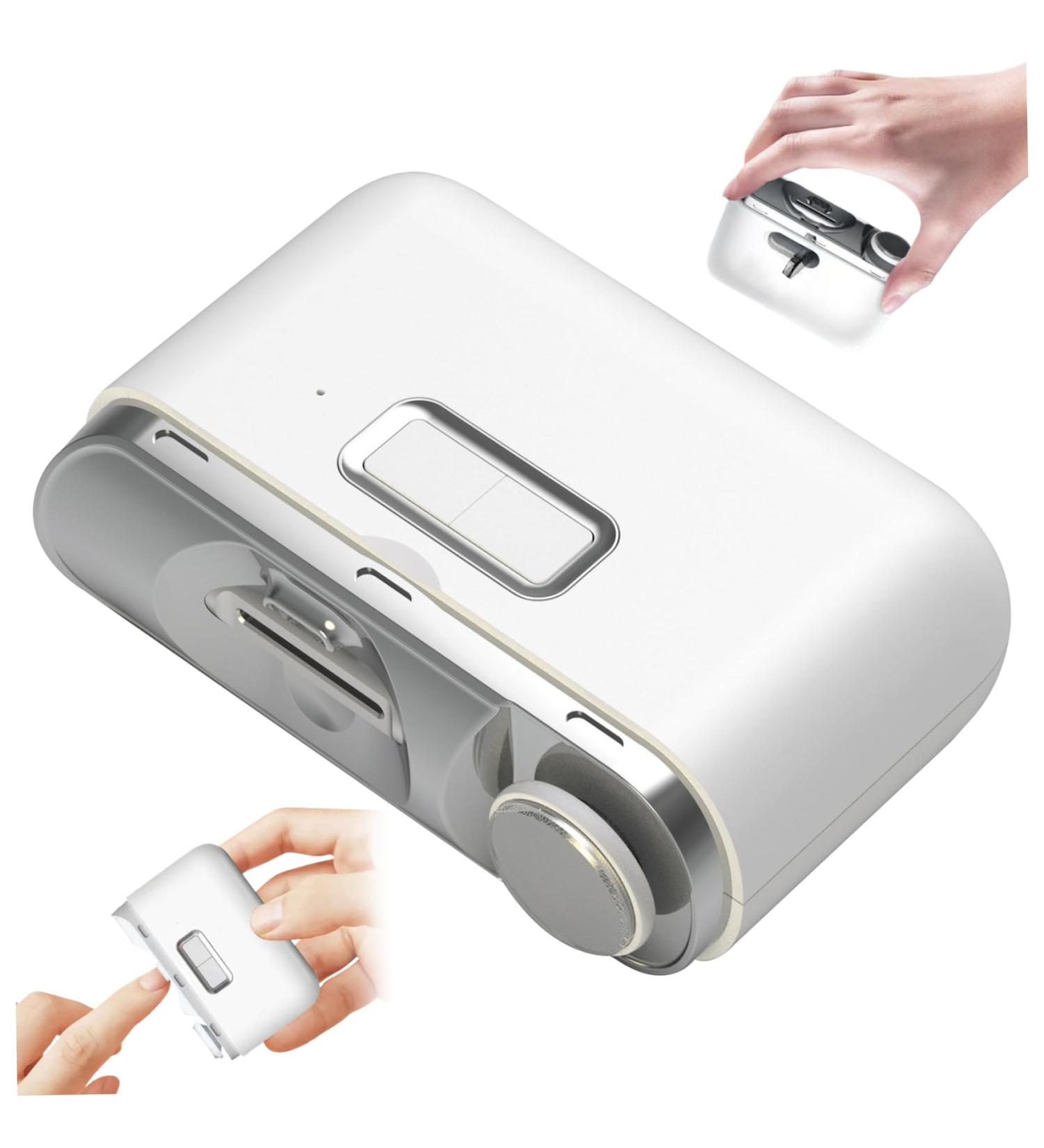 Electric Nail Clipper 3inch 2 in 1 Automatic Nail Clipper with Buffing Rechargeable Electric Nail Trimmer with Nail Scraps Storage & LED Light Fingernail Clipper for Adult Kids - Buy Online on GoSupps.com
