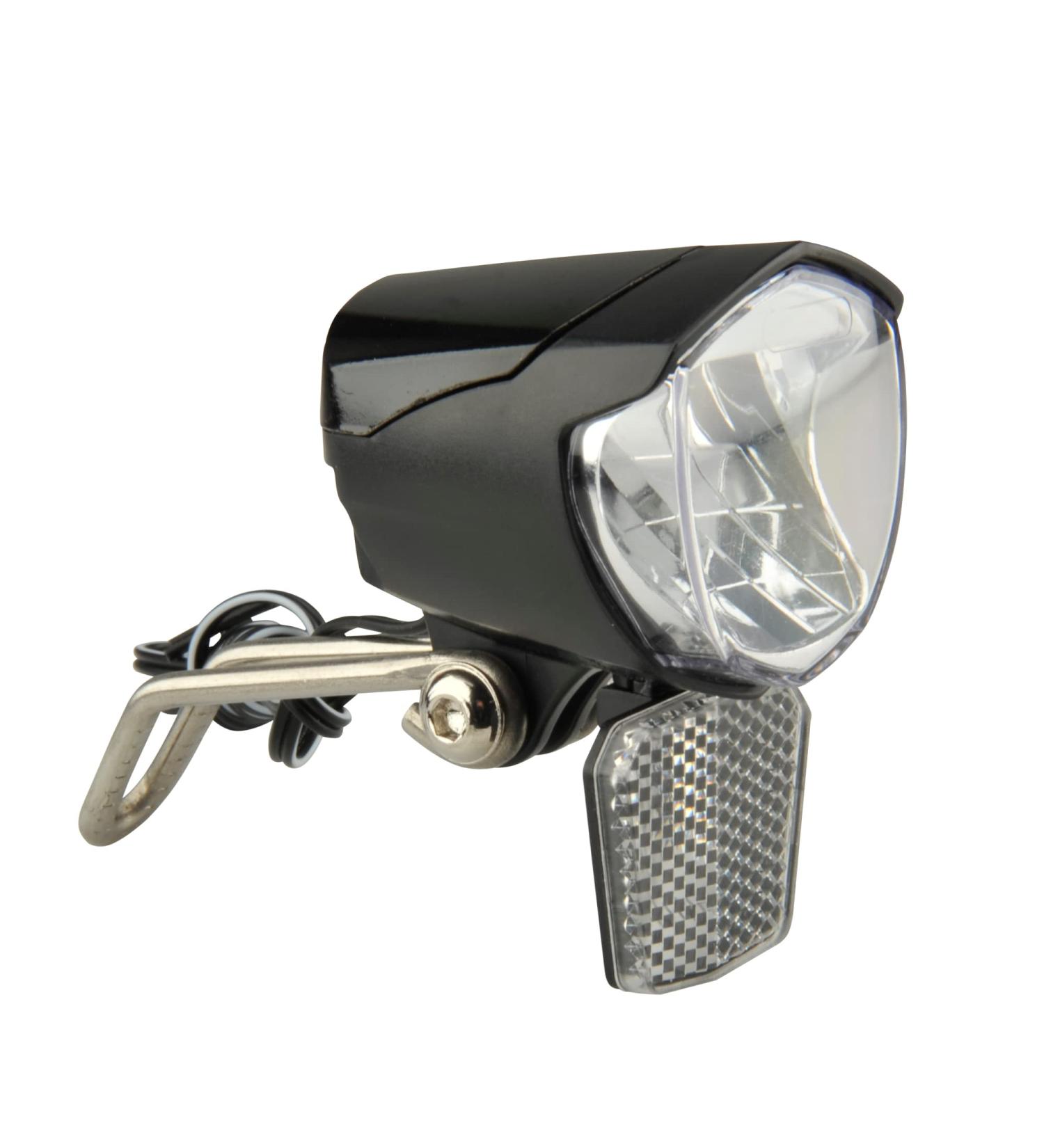 Fischer Bicycle Dynamo LED Headlight 70 Lux | Premium LED Bike Light with Parking and Twilight Function for Safe Cycling - Buy Online on GoSupps.com