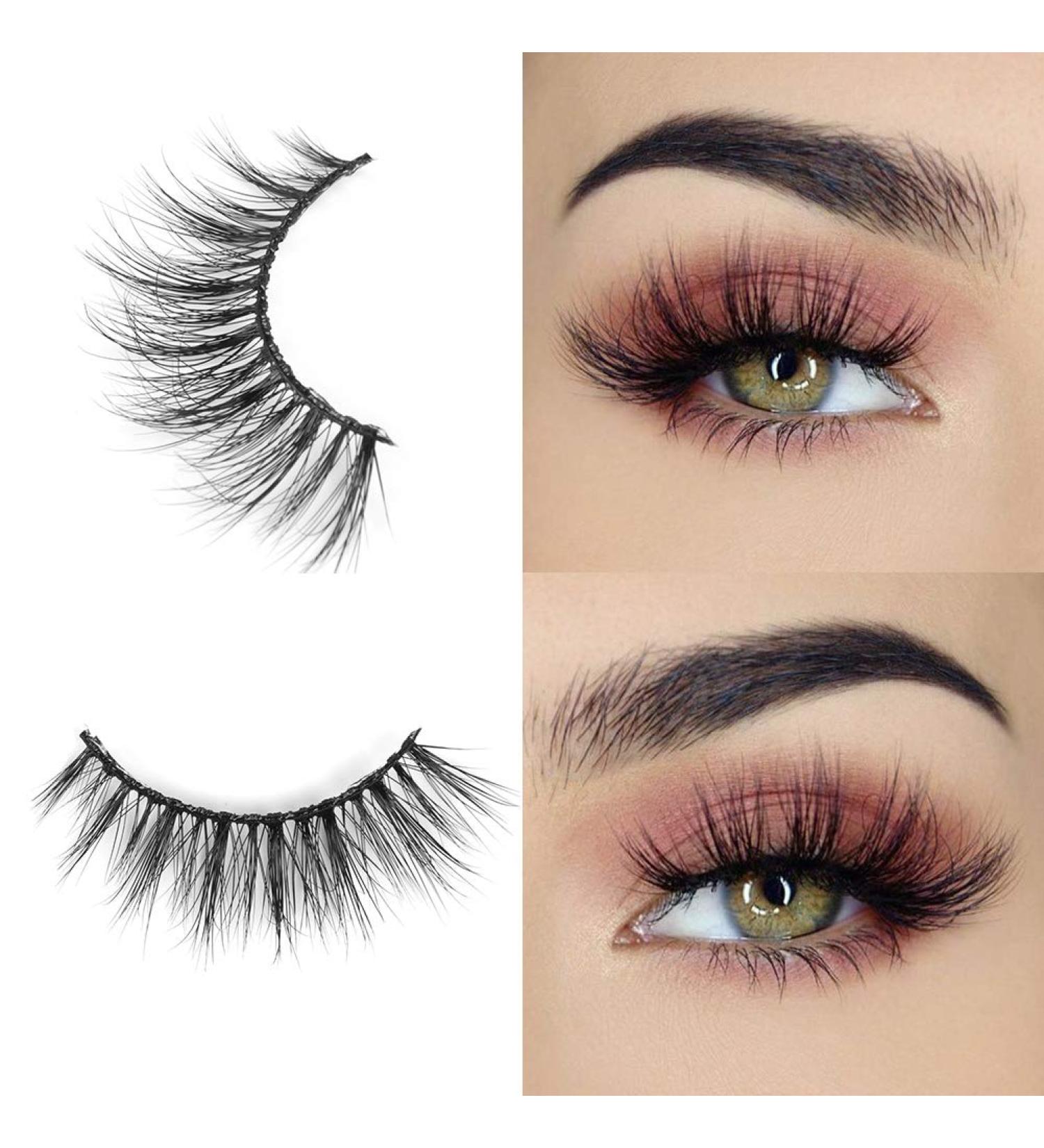 Arison Lashes: Handmade Crisscross 3D False Eyelashes for a Natural Look | Reusable Thick Eyelashes - International Shipping Available - Buy Online on GoSupps.com