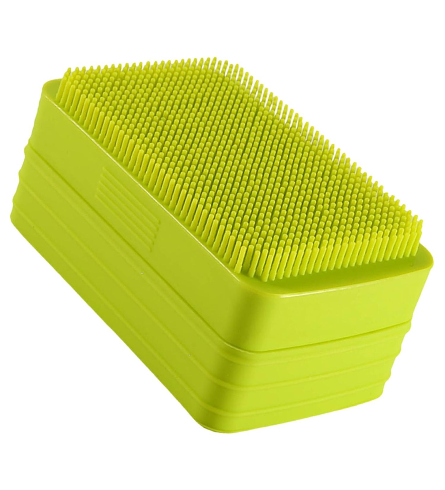 Zerodeko Box Soap Dish with Brush Exfoliating Bath Sponge Silcone Body Scrubbers Silicone Body Scrubber Men Bathroom Soap Dish Men Soap Loofah Sponges Man Toiletries Household - Buy Online on GoSupps.com