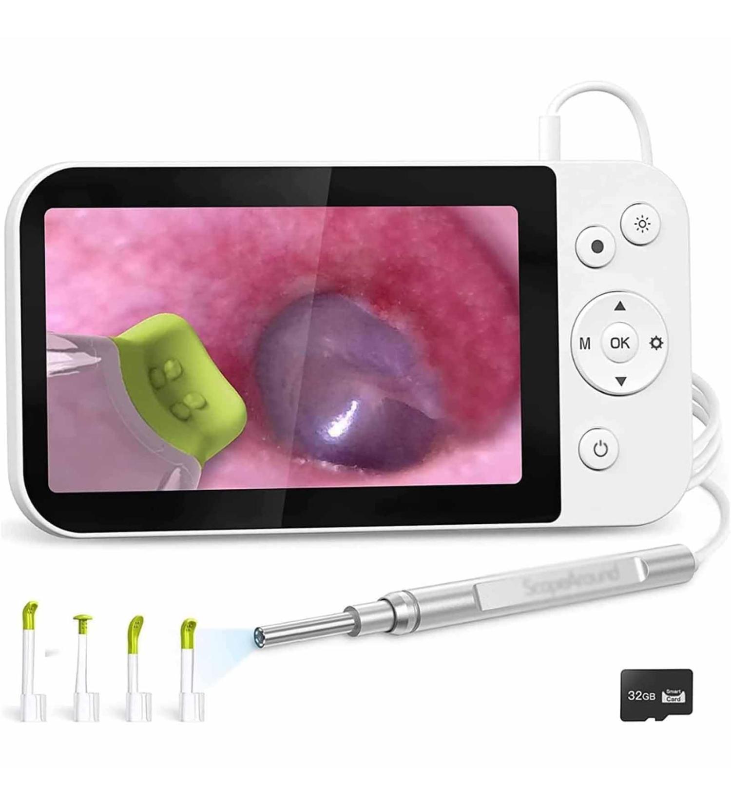 HSRG 5-Inch Portable LCD Photo Camera & Ear Cleaner 1080p HD 3.9mm Ear Wax Removal Tool Video Recording & Photo Storage International Shipping Available - Buy Online on GoSupps.com