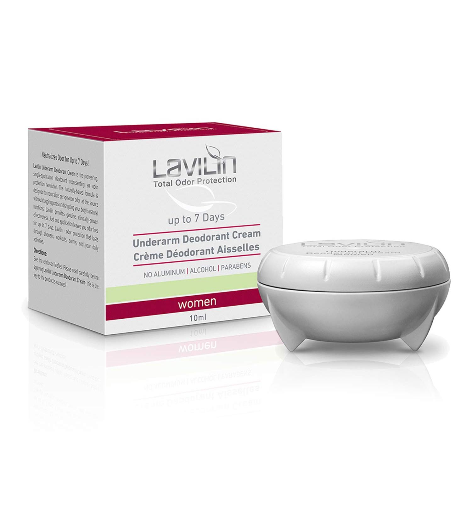 LAVILIN Underarm Deodorant Cream For Women - Up to 7-Days Protection The Ultimate and Different Way to Prevent Unpleasant Odors Alcohol Paraben & Aluminum Free - Cruelty-Free - Kind to your Skin - Buy Online on GoSupps.com