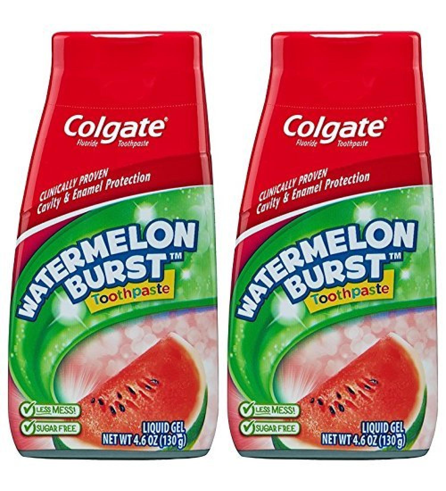 Colgate Kids Watermelon Burst Toothpaste, 4.6 Ounce (Pack of 2)