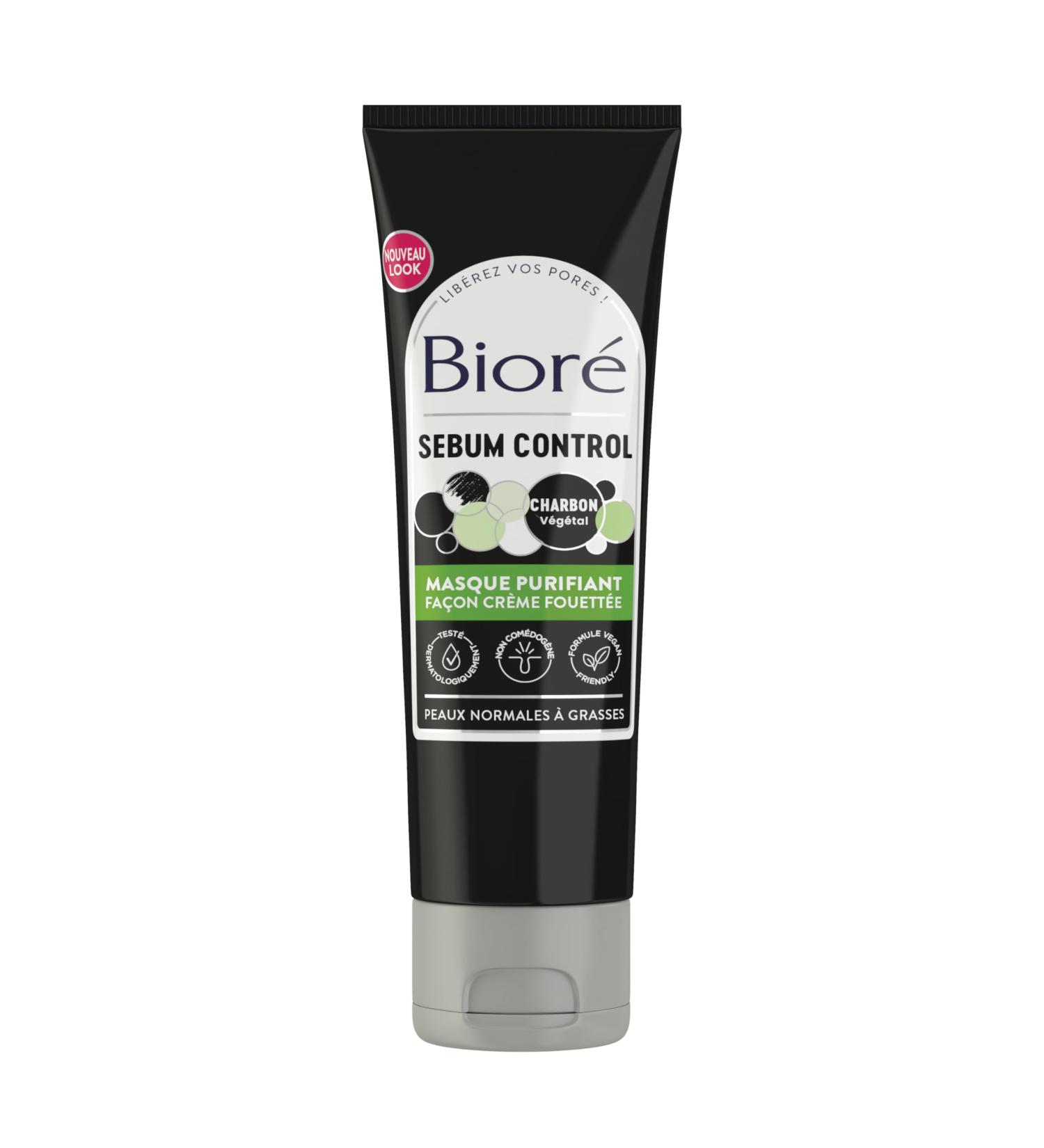 Biore Purifying Detox Mask Whipped Cream Style with Charcoal 110ml - Buy Online on GoSupps.com