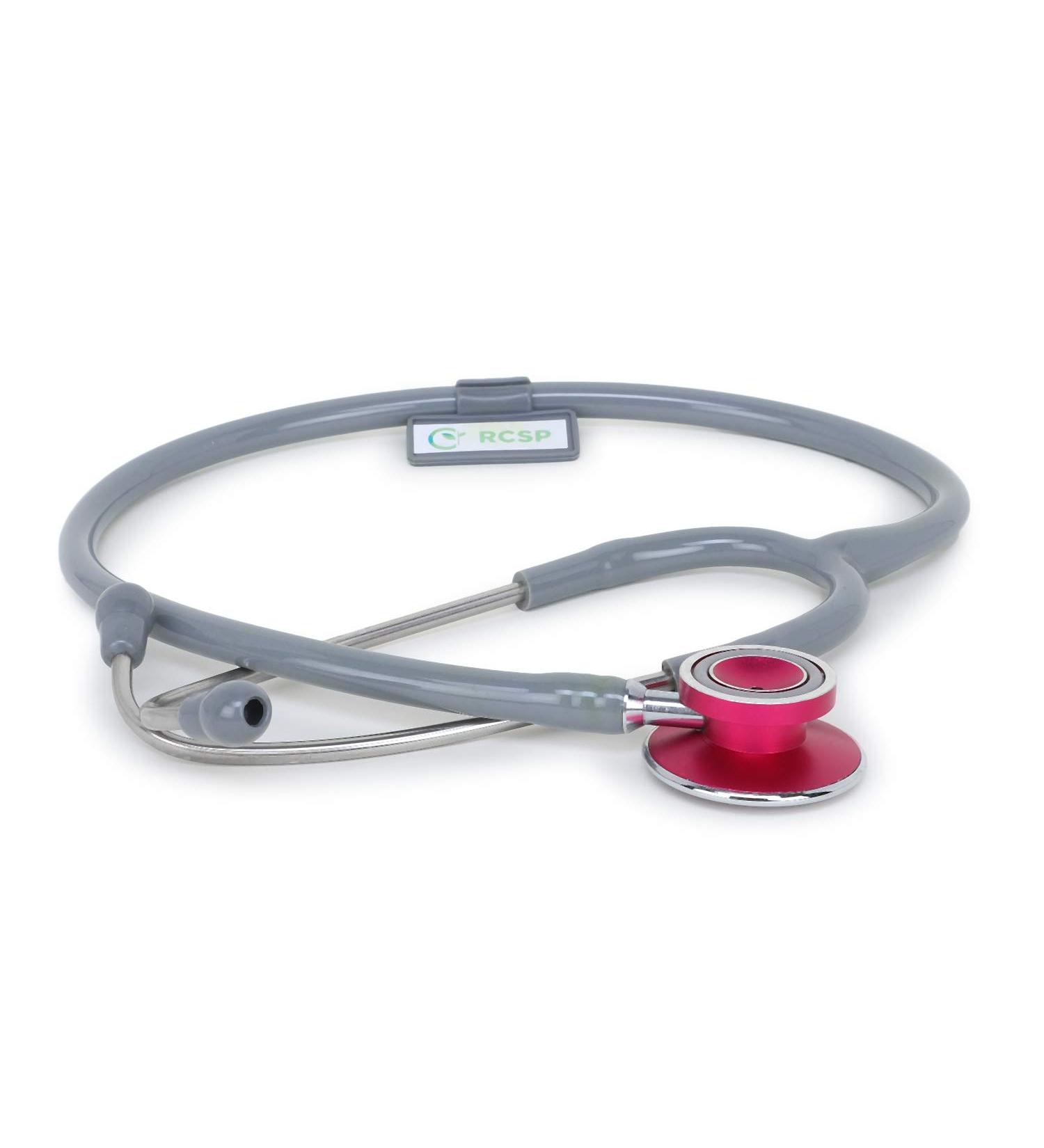 Buy Acoustic Stethoscope for Medical Students & Professionals - Lightweight Stylish Latex-Free Grey - Buy Online on GoSupps.com