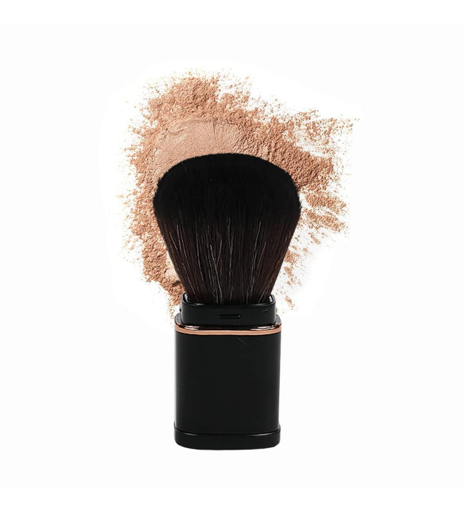 Retractable Kabuki Brush - Portable Blush & Makeup Brush for Powder Cream & Liquid Cosmetics - Buy Online on GoSupps.com