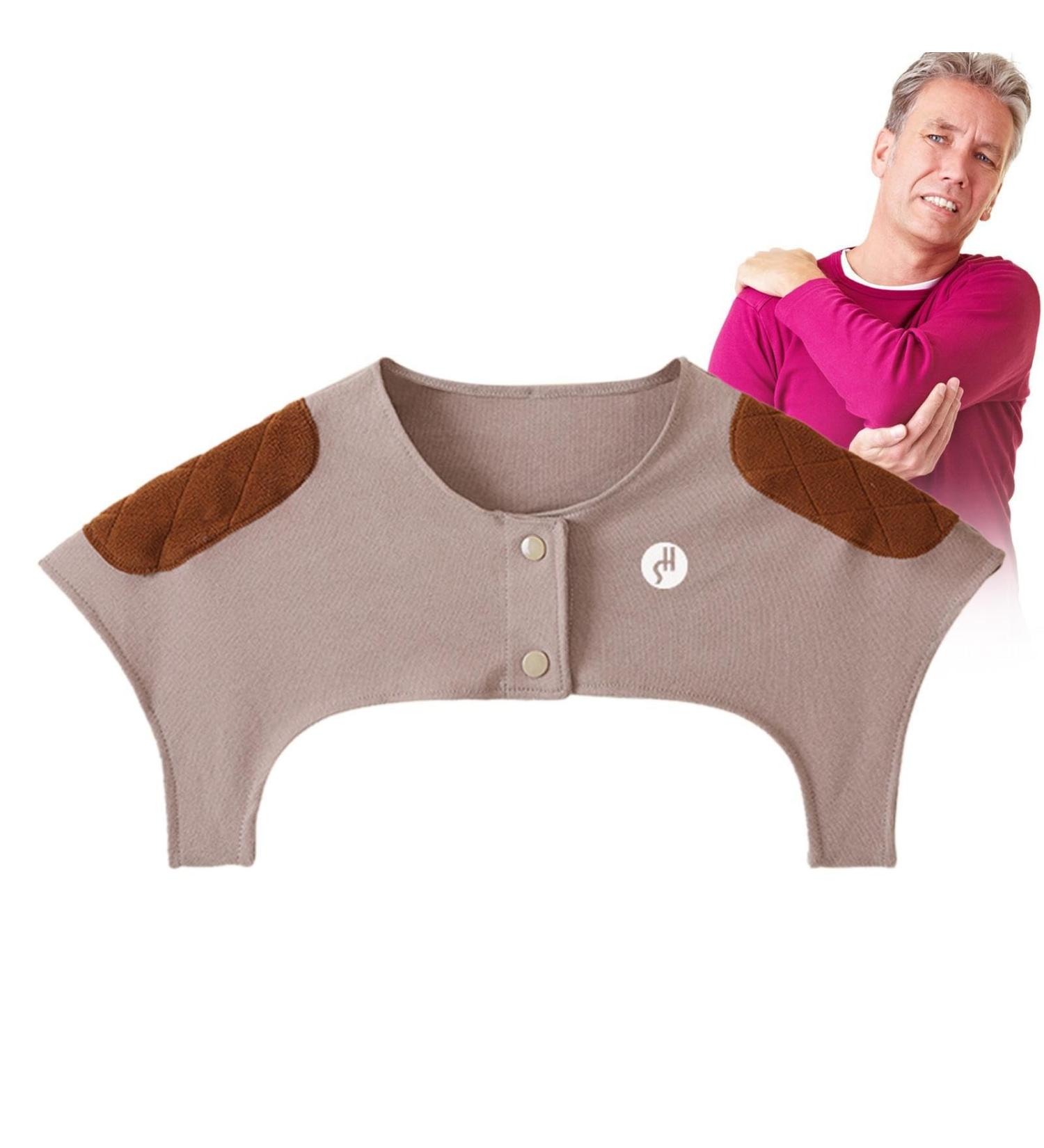 FACYNDE Warm Shoulder Wrap for Women | Comfortable Neck Wrap for Breastfeeding | Thicker Collarless Design | Safe & Cozy in Air-Conditioned Rooms - Red-Brown - Buy Online on GoSupps.com
