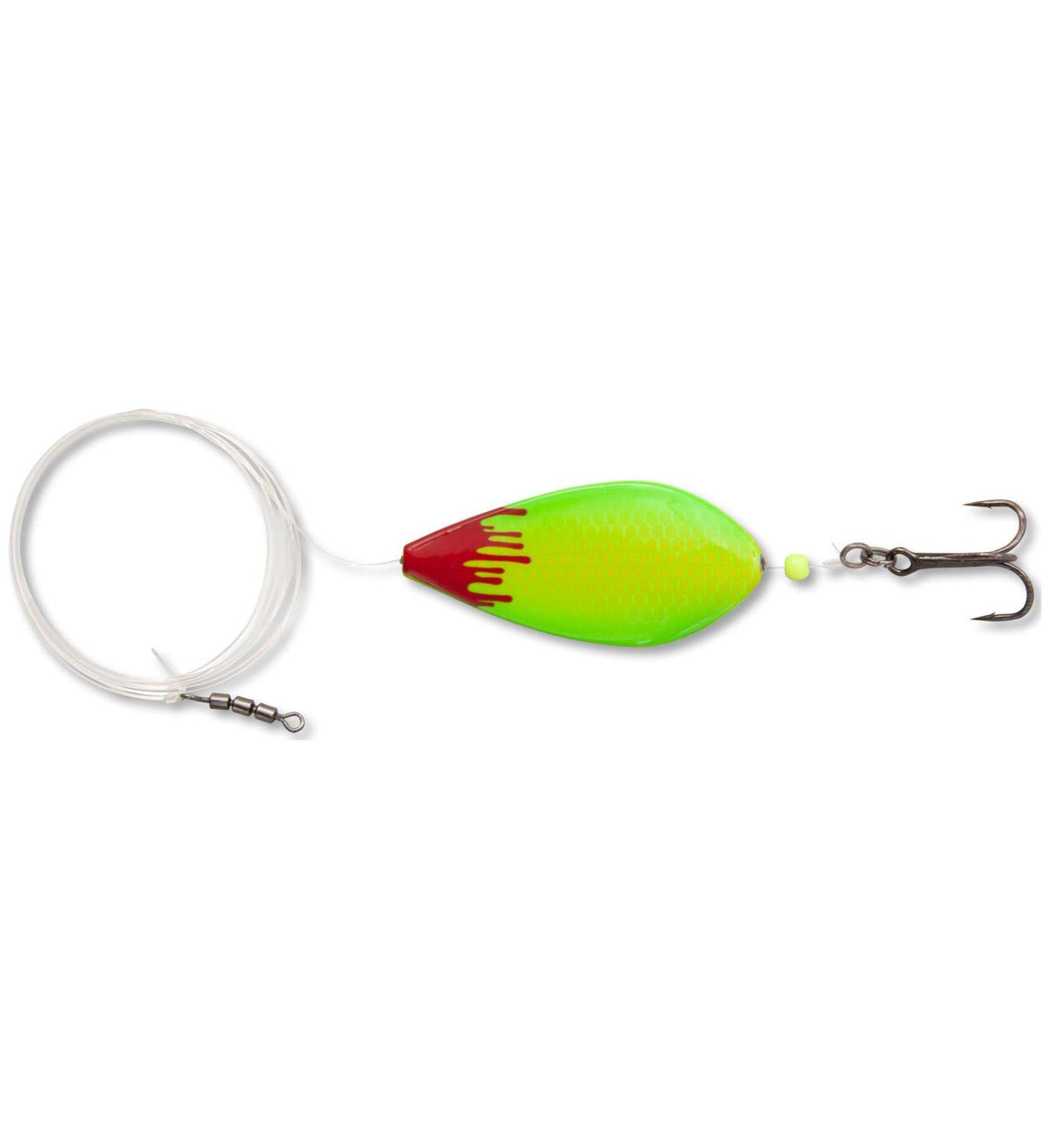 Quantum Magic Trout Fat Bloody Inliner 8g - Trout spoon color: yellow/green