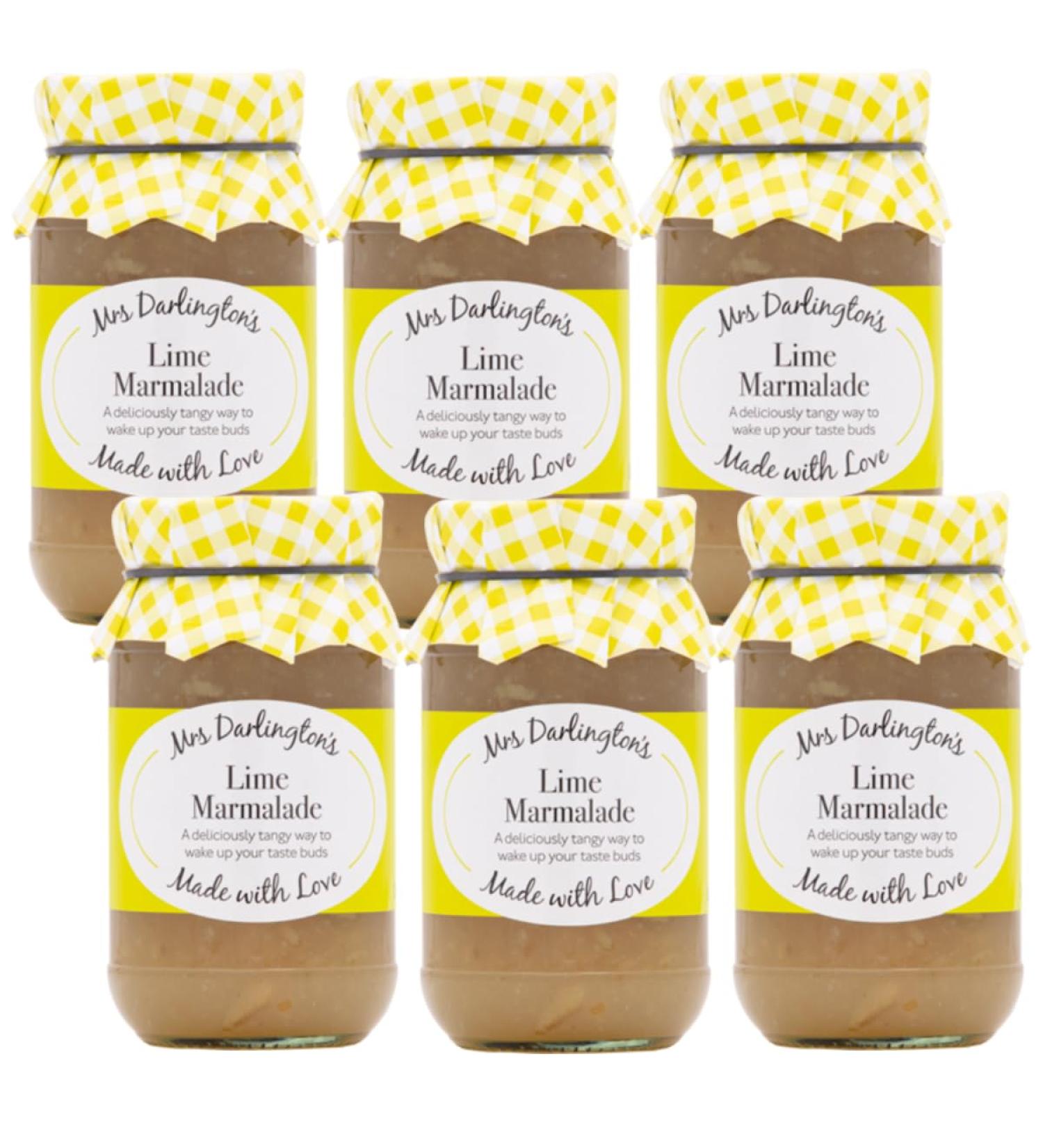 Mrs Darlington's Lime Marmalade - 340g - Pack of 6