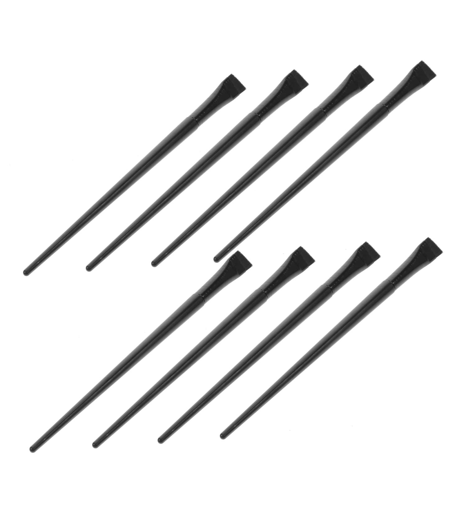 BELLIFFY 12pcs Eyeliner Brush Eye Shadow Brush Flat Liner Brush Eyeliner Makeup Tool Concealer Brush 15.5x1.2x0.6cm Black - Buy Online on GoSupps.com