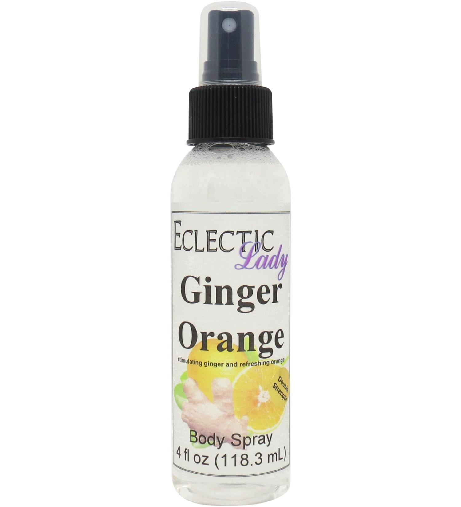Ginger Orange Body Spray (Double Strength) 4 ounces Body Mist for Women with Clean Light & Gentle Fragrance Long Lasting Perfume with Comforting Scent for Men & Women Cologne with Soft Subtle 4 Fluid Ounces (Double Strength) - Buy Online on GoSupps.com