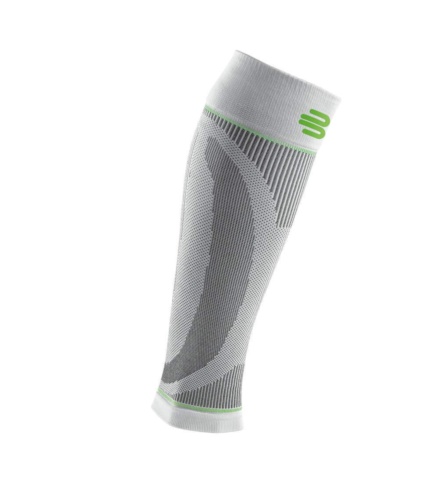 BAUERFEIND Calf Brace Compression Sleeves - Unisex White Leg Warmers (S) for Lower Leg Support - International Shipping Available - Buy Online on GoSupps.com
