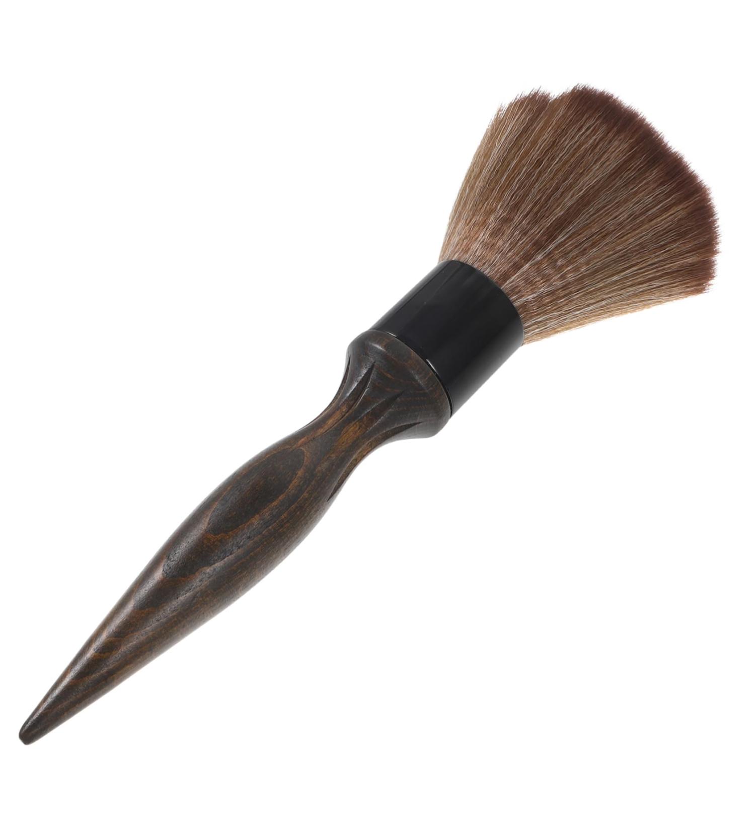 Ipetboom Hair Brush Hair Duster for Barbers Hair Cutting Brush Neck Brush Barber Hair Cutting Accessories Barber Supplies Barbers Brush Barber Brush Duster Brush Long Handle Wood - Buy Online on GoSupps.com