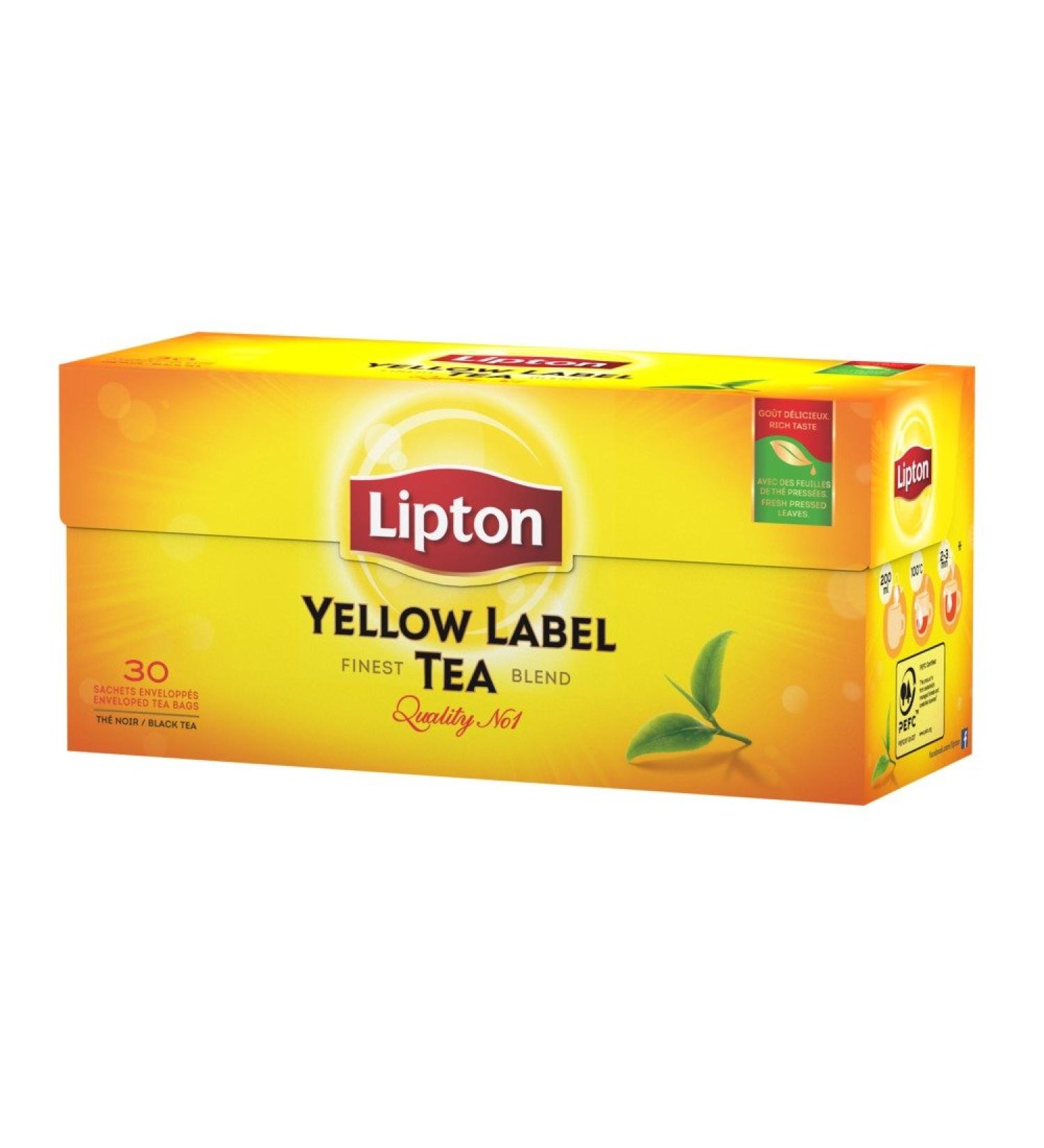 Lipton Lipton Yellow Label Black Tea - 30 tea bags 60g