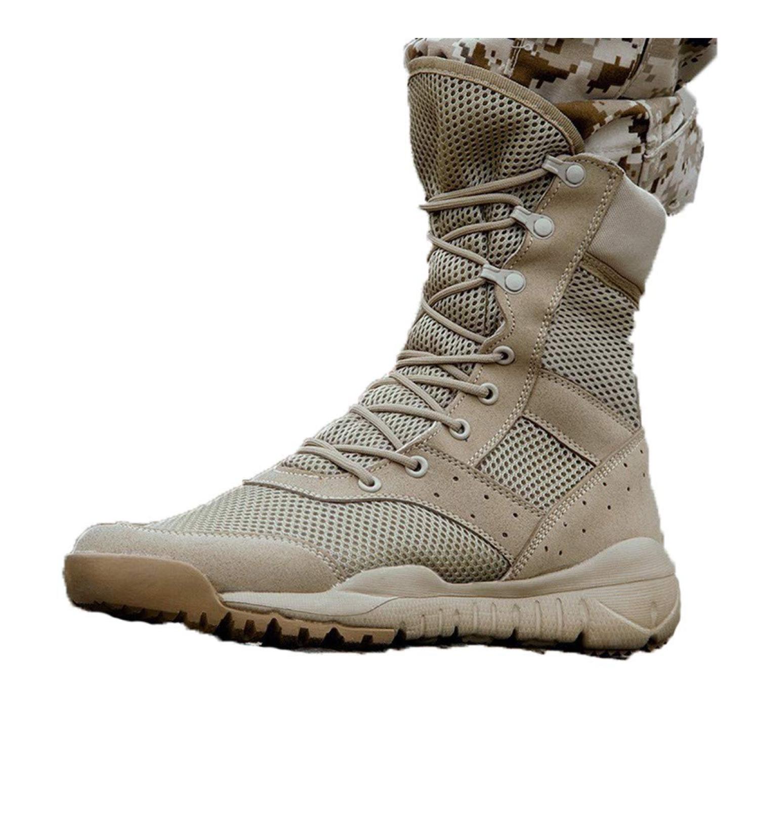 DESNBOOTS Ultralight Outdoor Climbing Shoes Tactical Training Army Boots | Breathable Mesh Hiking Desert Boot for Men & Women - Size 37 - Buy Online on GoSupps.com