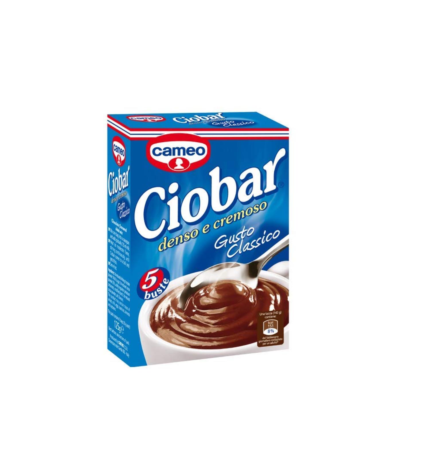 14x Cameo Ciobar Gusto Classico soluble hot chocolate Instant chocolate 125g ( 5 x 25g )
