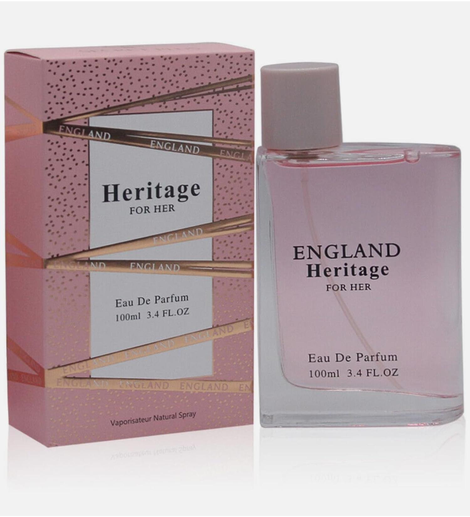 Long Lasting England Heritage for Women Notes of Red & Dark Berries Jasmine & Amber (Inspired By Her) 3.4 Oz/ 100 ML Natural Spray